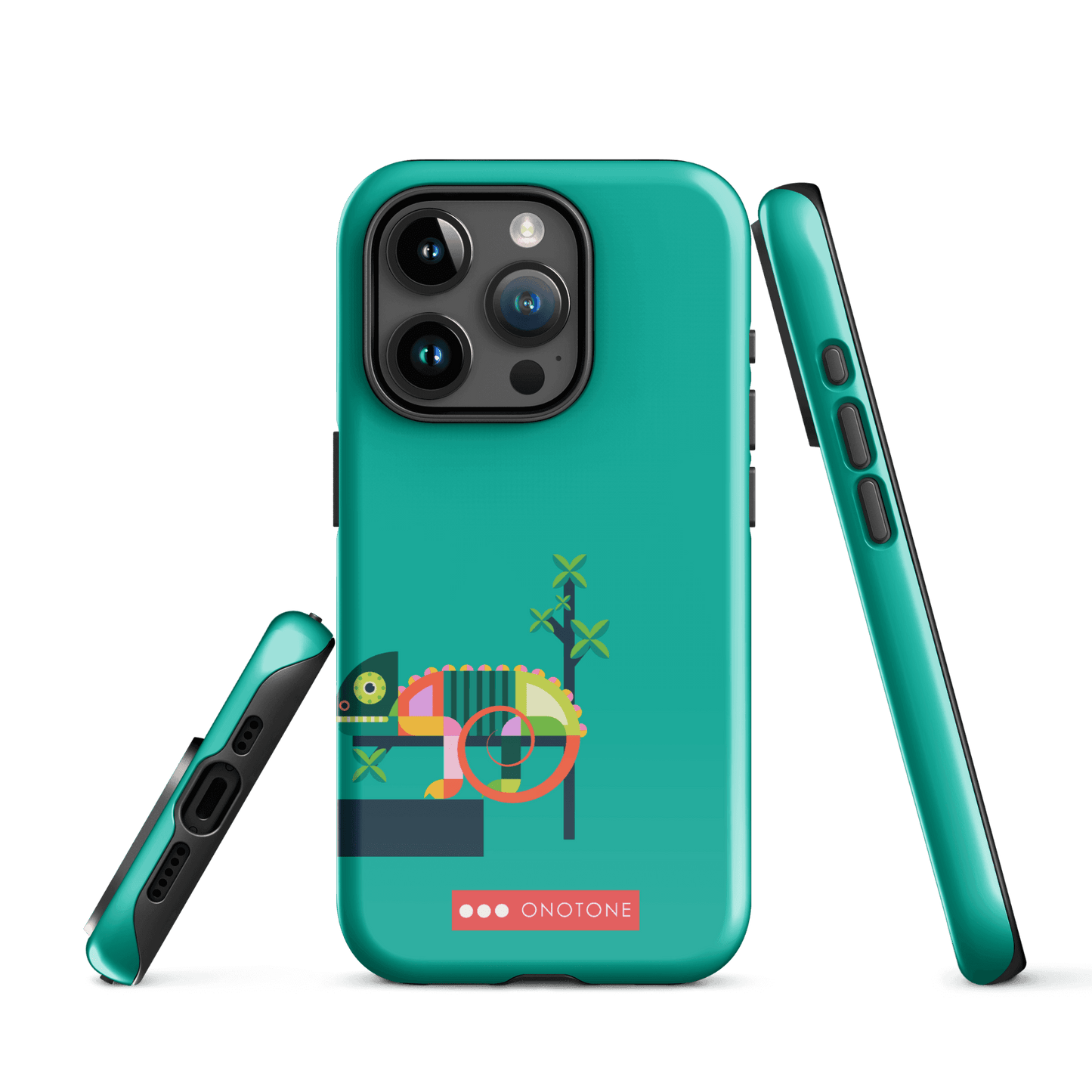 Dual Layer green modern iPhone® Case ( MD-2569)
