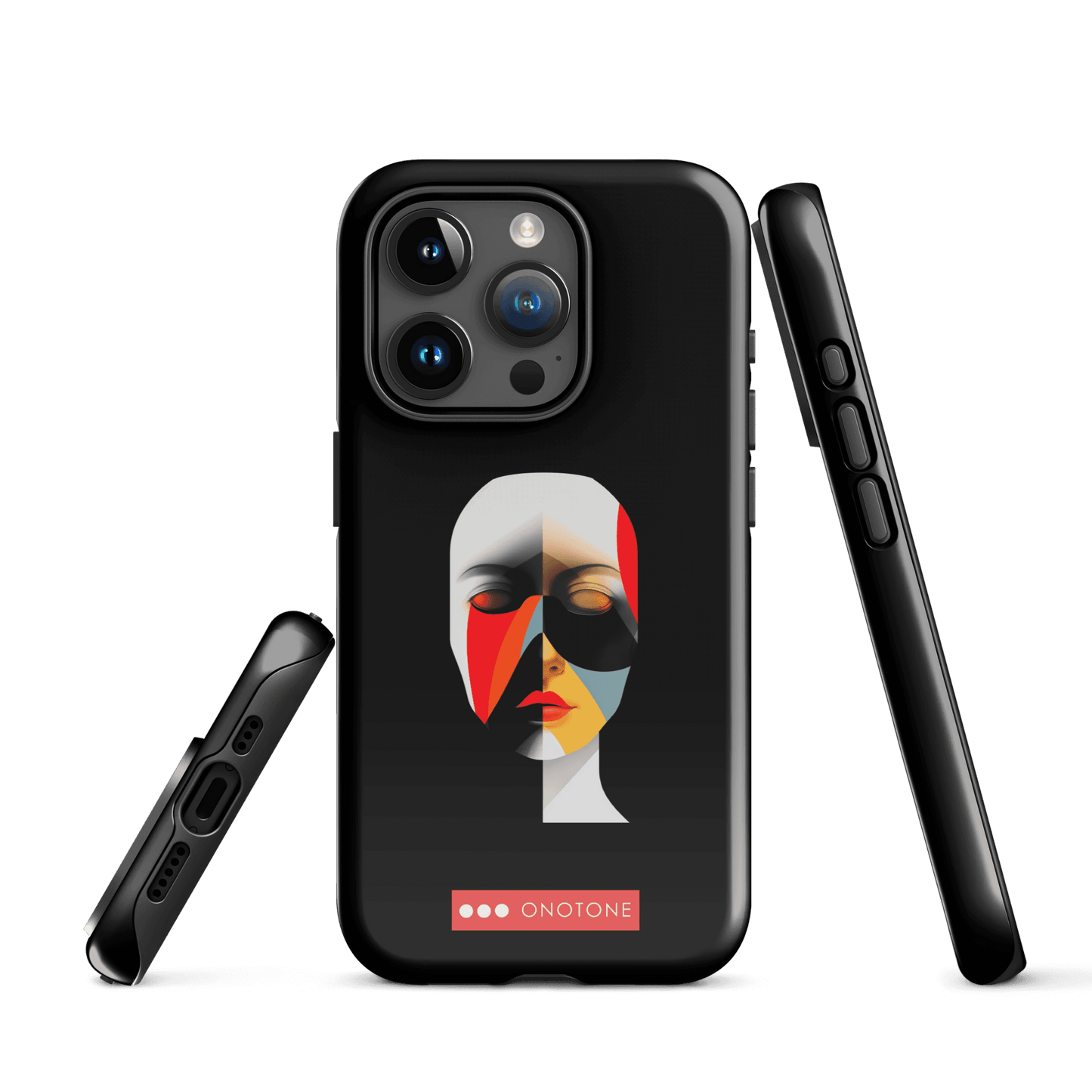 Dual Layer black modern iPhone® Case ( MD-2905)