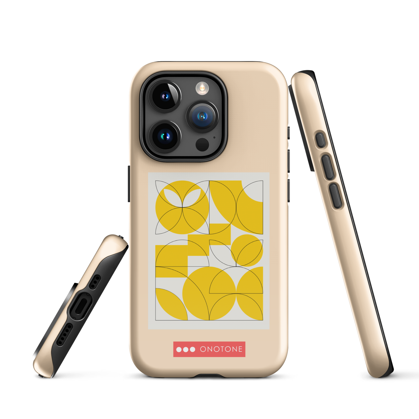 Dual Layer Bauhaus modern iPhone® Case