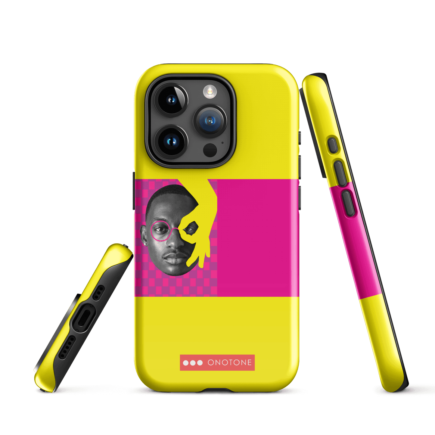 Dual Layer yellow modern iPhone® Case ( MD-3913)