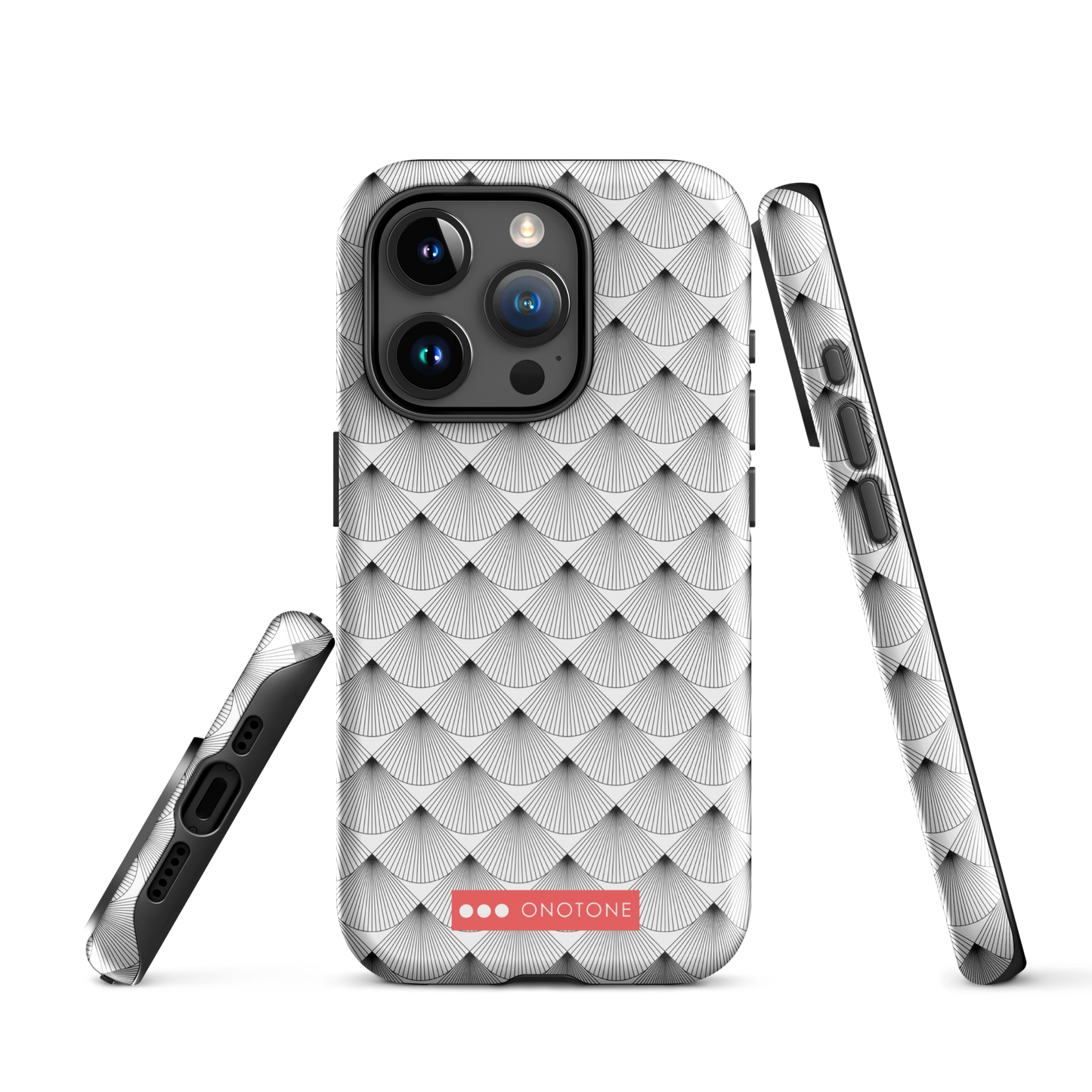 Japanese design indigo iPhone® Case with patterns
