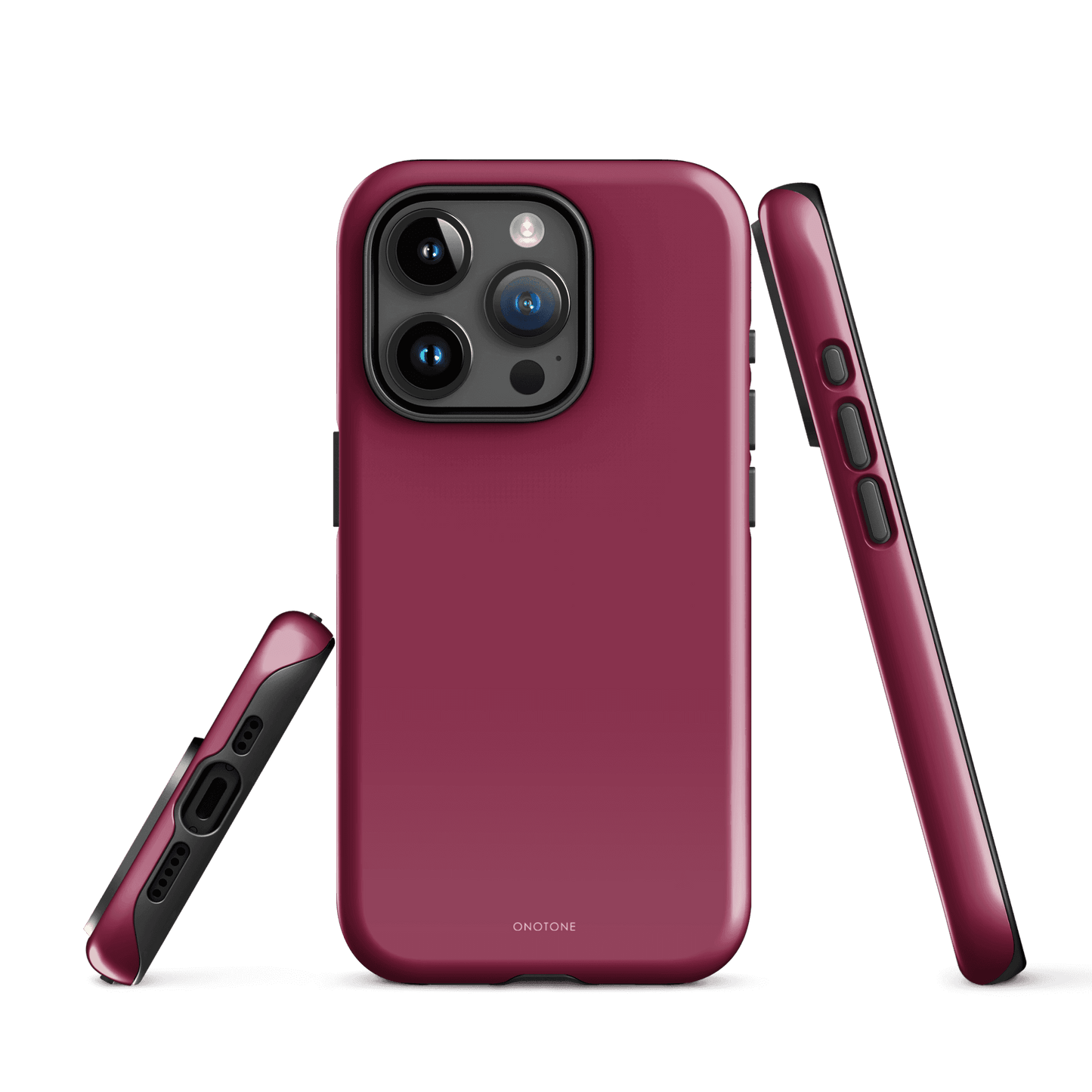 Solid Color red iPhone® Case - Pantone® 208