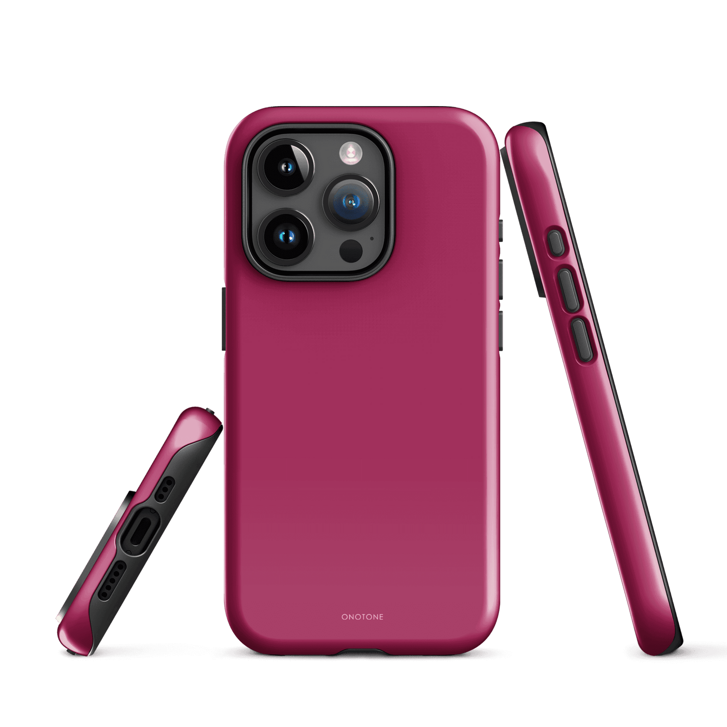 Solid Color pink iPhone® Case - Pantone® 220