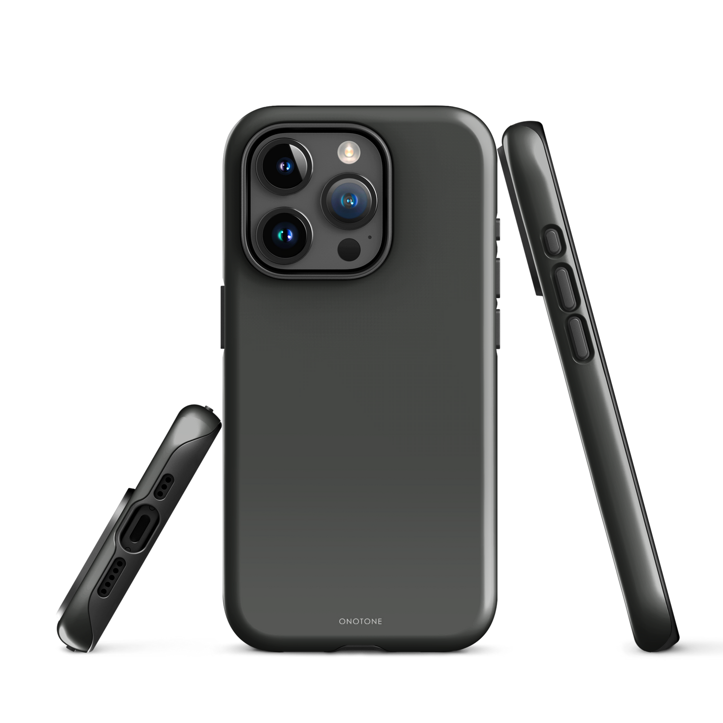 GRAY MINIMALIST IPHONE® CASE - PANTONE® 447
