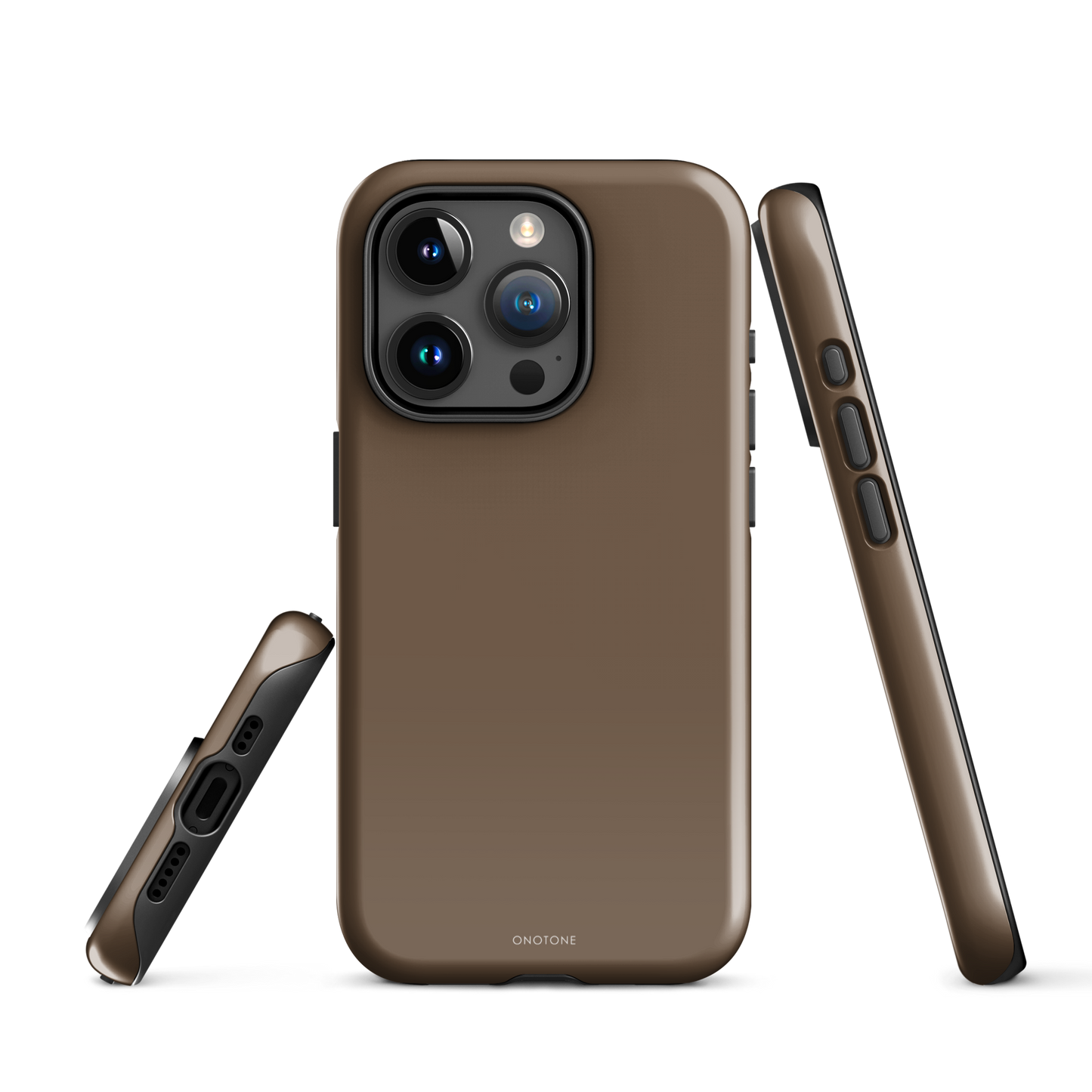 BEIGE MINIMALIST IPHONE® CASE - PANTONE® COFFEE LIQUEUR