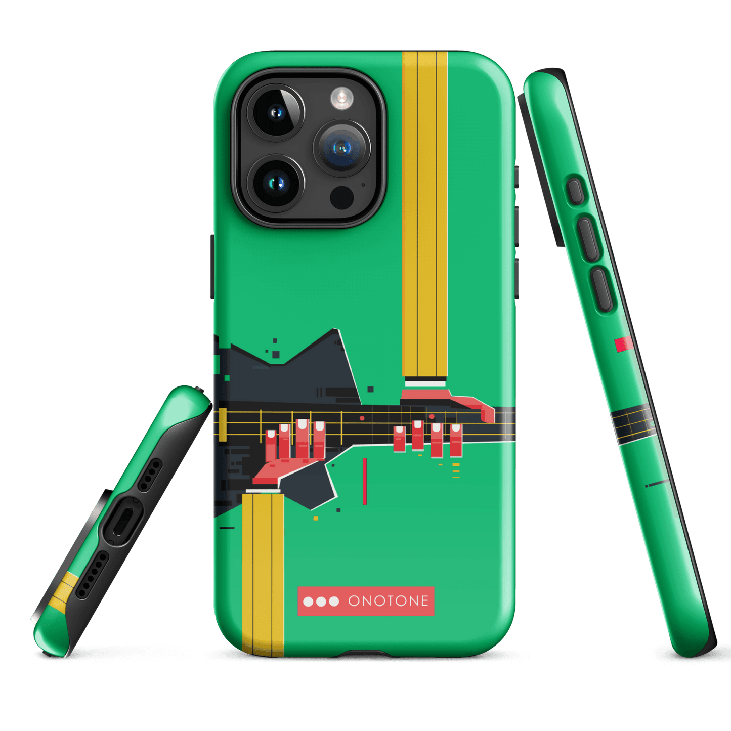 Dual Layer green modern iPhone® Case ( MD-1057)