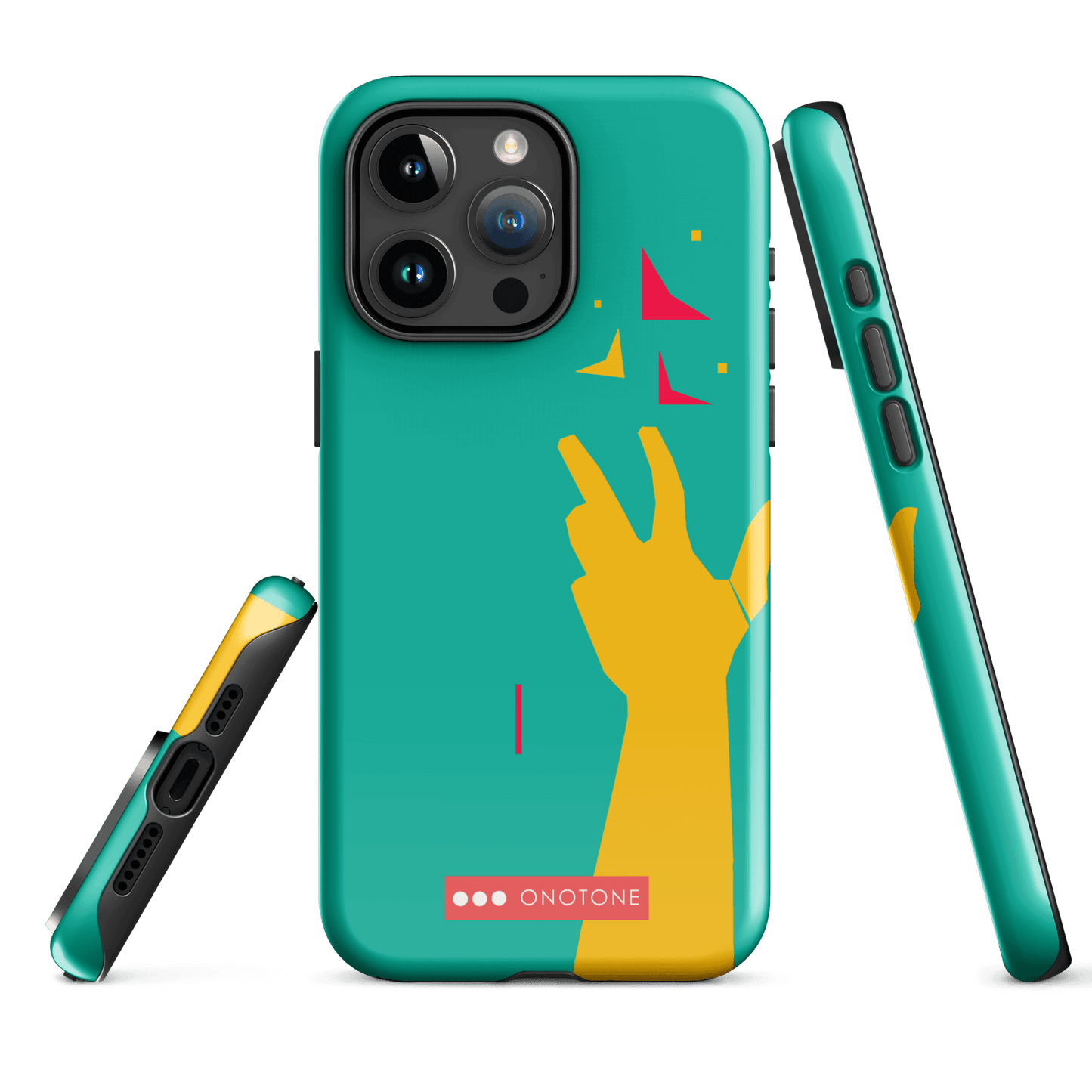 Dual Layer green modern iPhone® Case ( MD-1113)