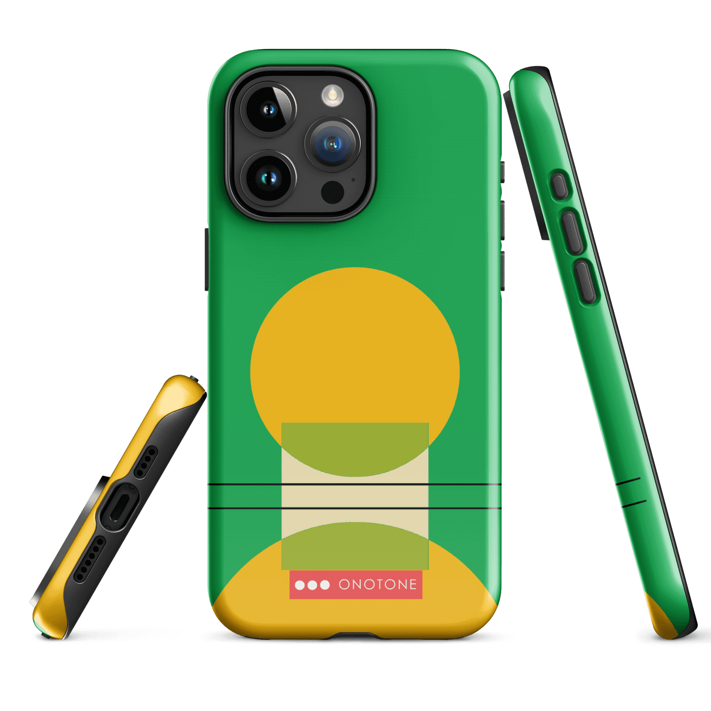 Dual Layer green modern iPhone® Case ( MD-2065)