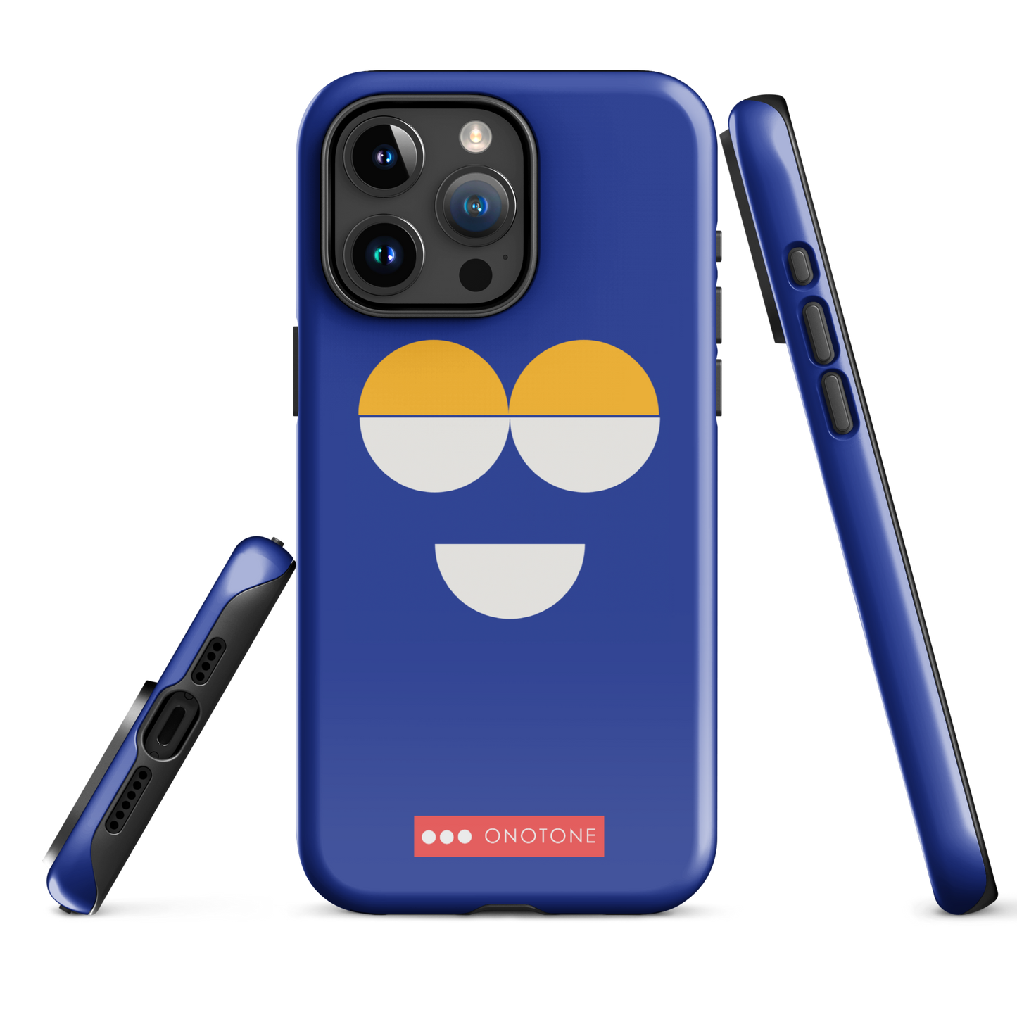 Dual Layer blue modern iPhone® Case