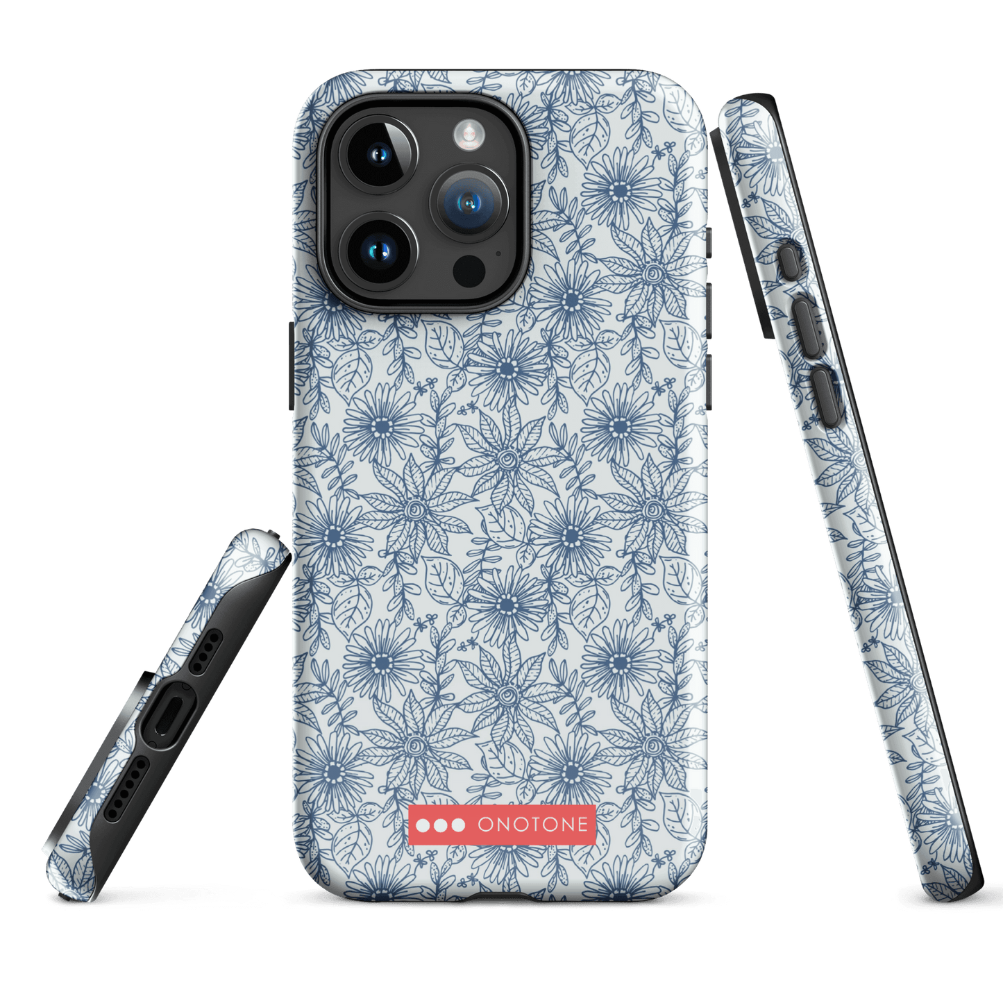 Japanese design indigo iPhone® Case (IND-041)