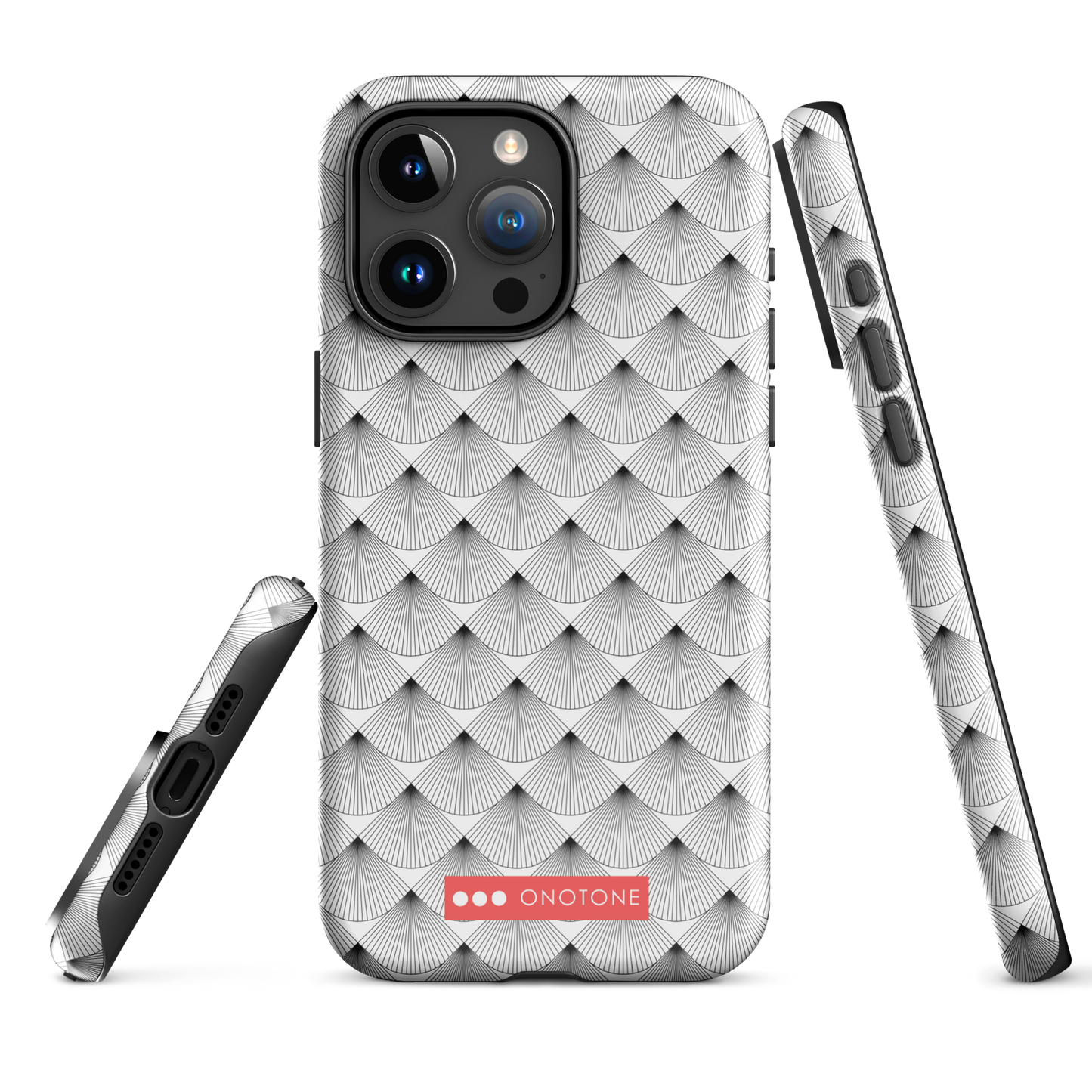 Japanese design indigo iPhone® Case with patterns
