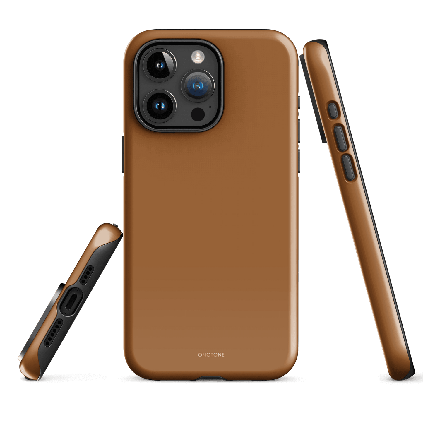 Solid Color brown iPhone® Case - Pantone® 154
