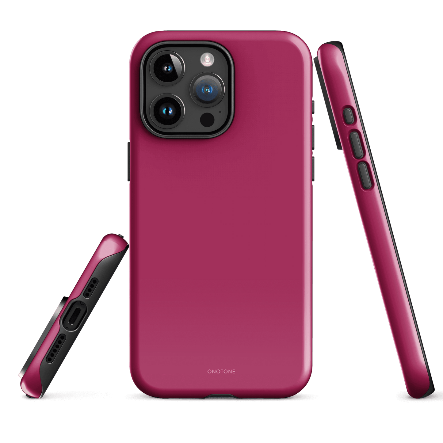 Solid Color pink iPhone® Case - Pantone® 220