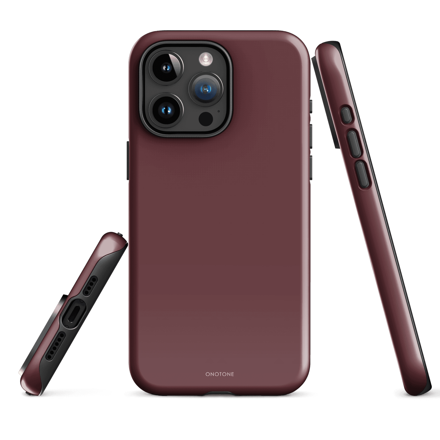 BROWN MINIMALIST IPHONE® CASE - PANTONE® CHOCOLATE TRUFFLE