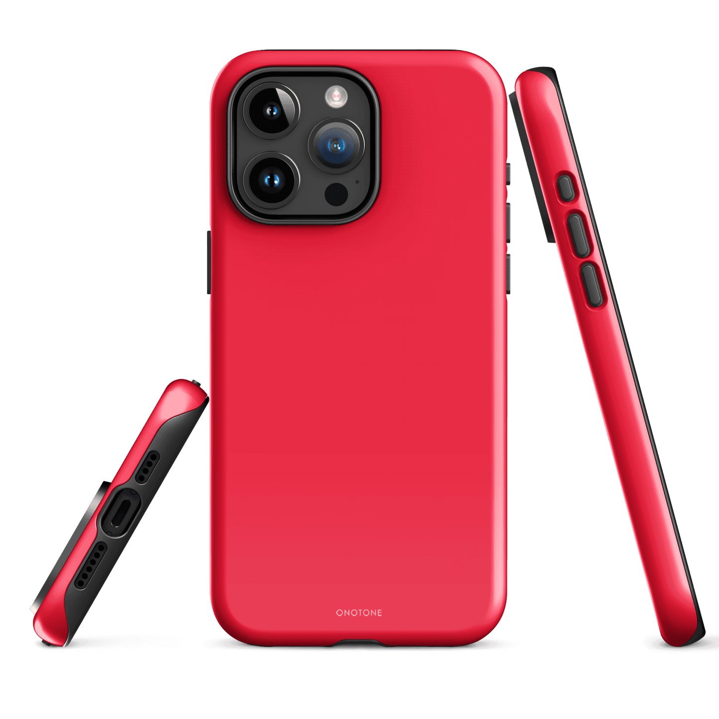 Neon Red iPhone Case
