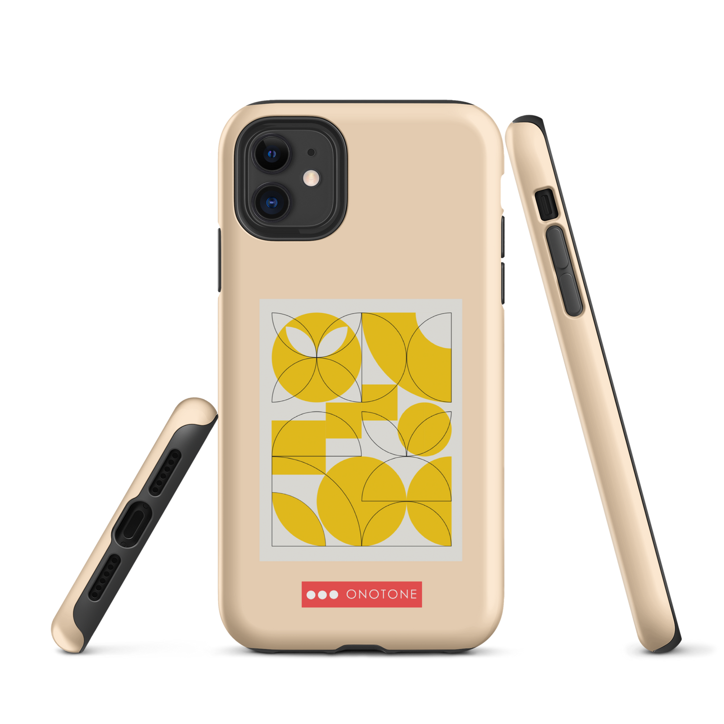 Dual Layer Bauhaus modern iPhone® Case