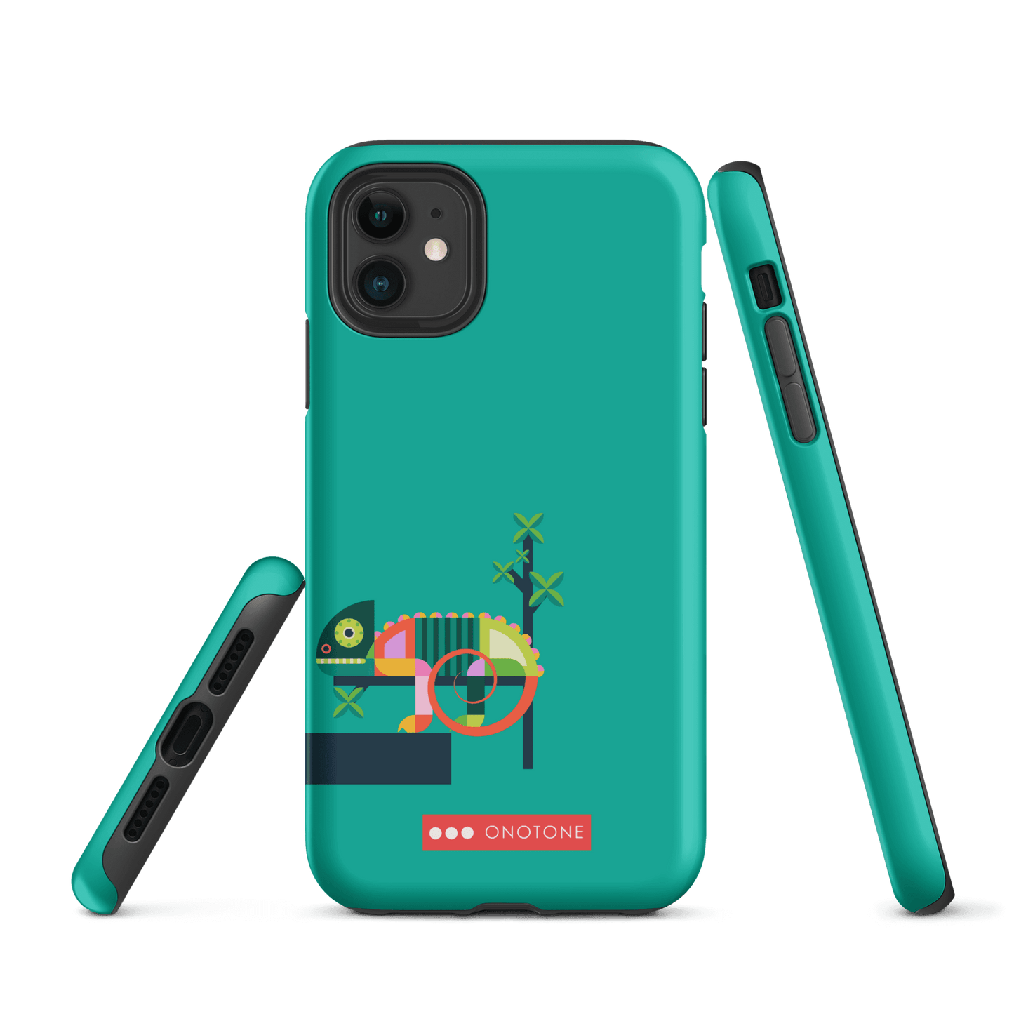 Dual Layer green modern iPhone® Case ( MD-2569)