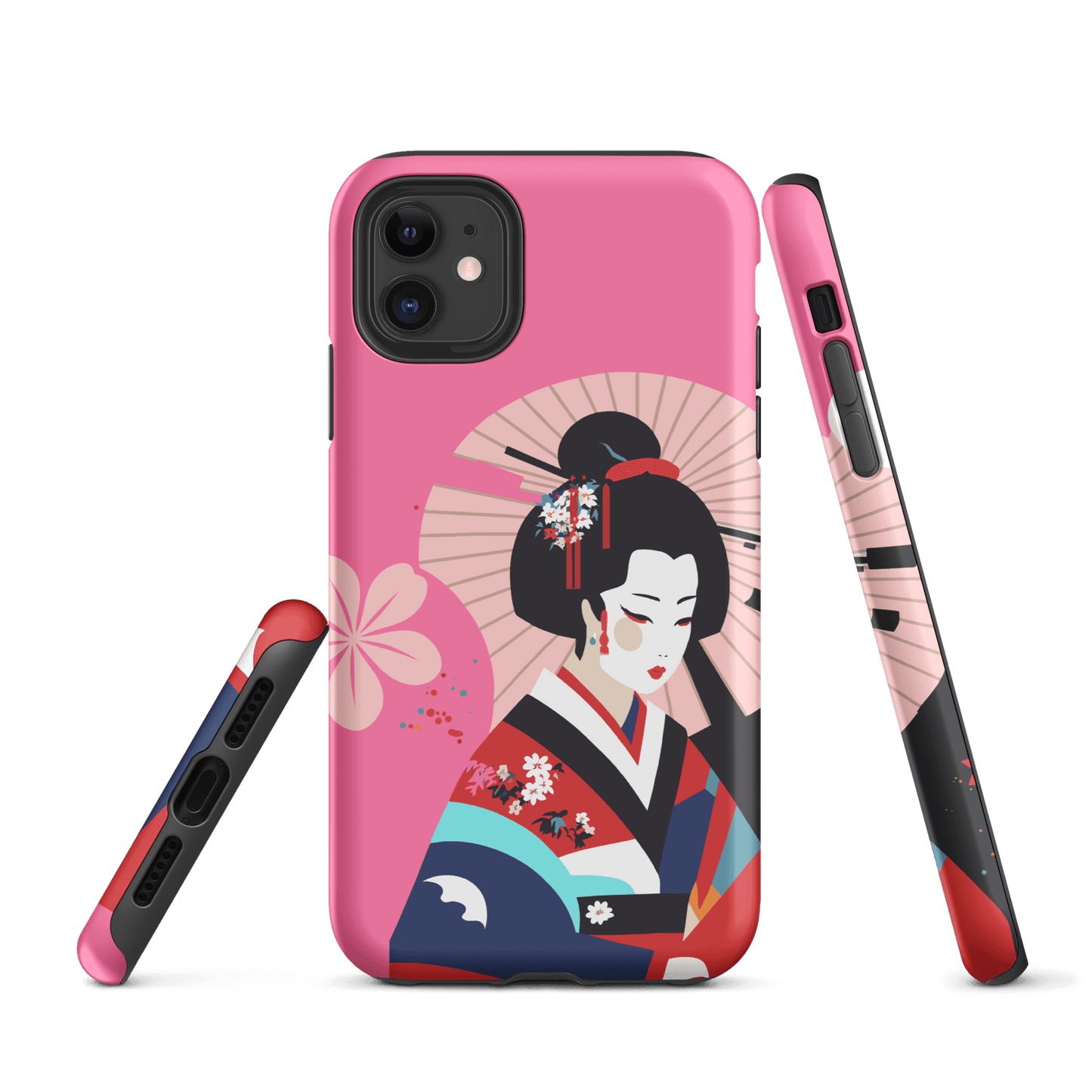 Dual Layer geisha modern iPhone® Case ( MD-2121)