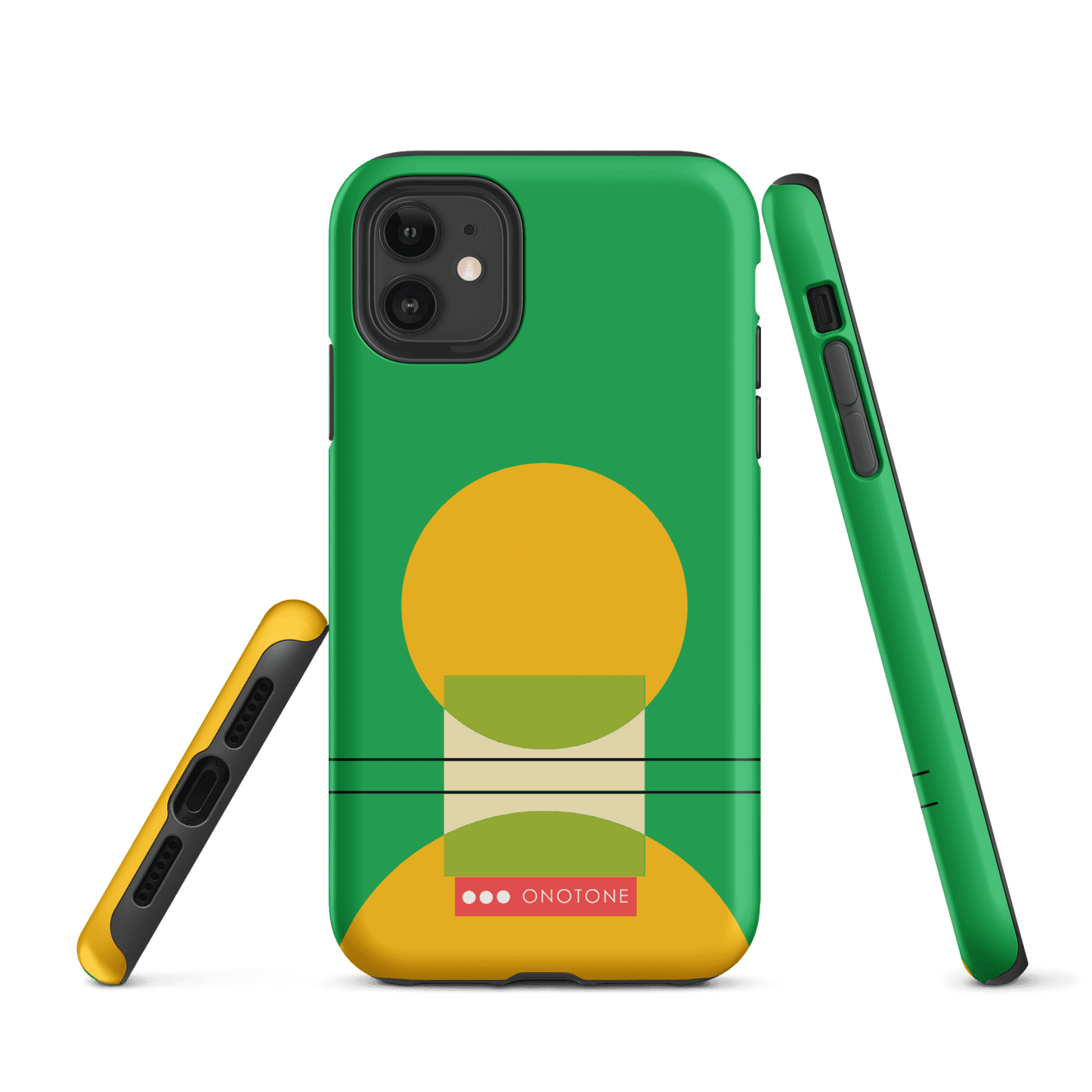 Dual Layer green modern iPhone® Case ( MD-2065)
