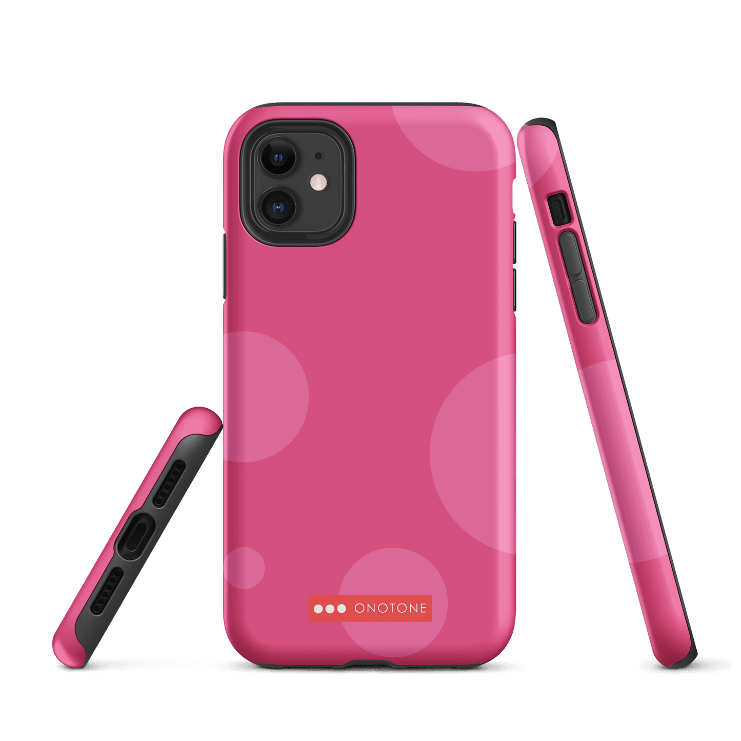 Dual Layer pink modern iPhone® Case ( MD-1729)