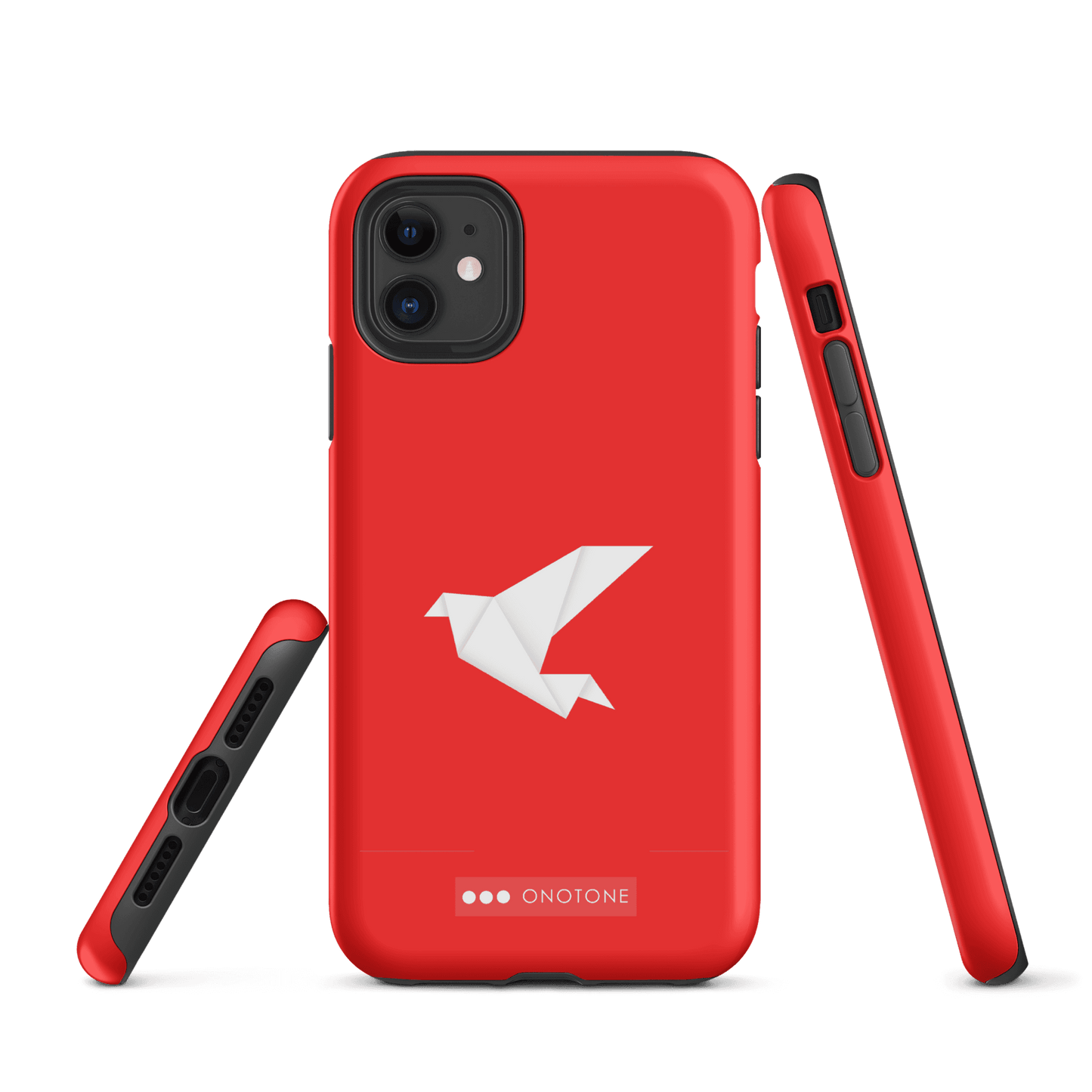 Dual Layer red modern iPhone® Case ( MD-1449)