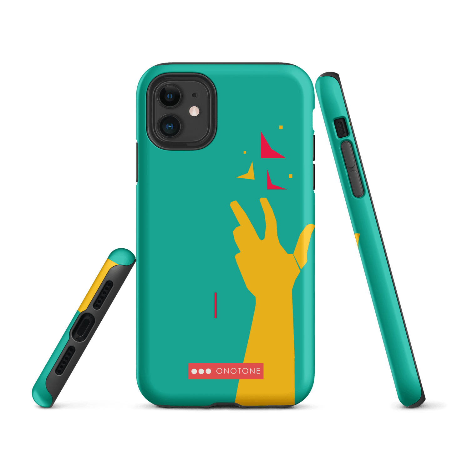 Dual Layer green modern iPhone® Case ( MD-1113)