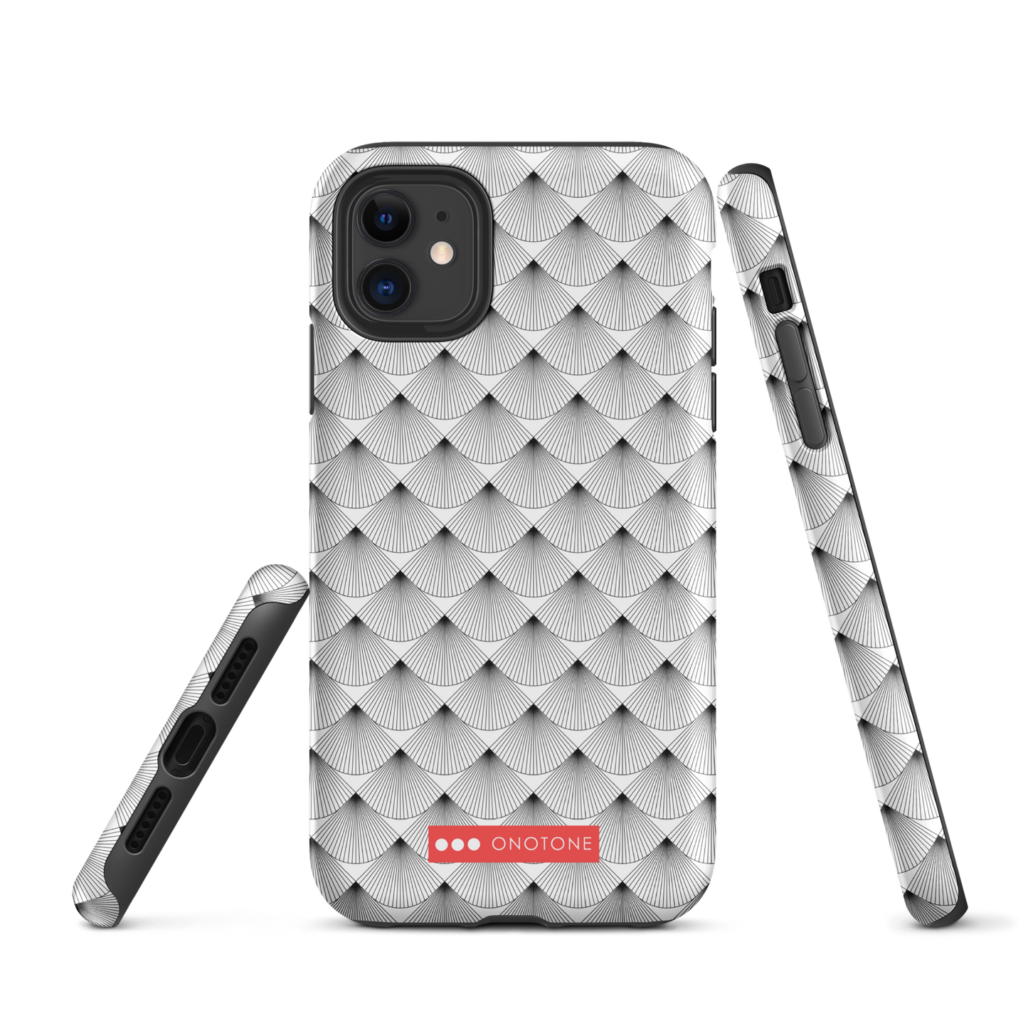 Japanese design indigo iPhone® Case with patterns