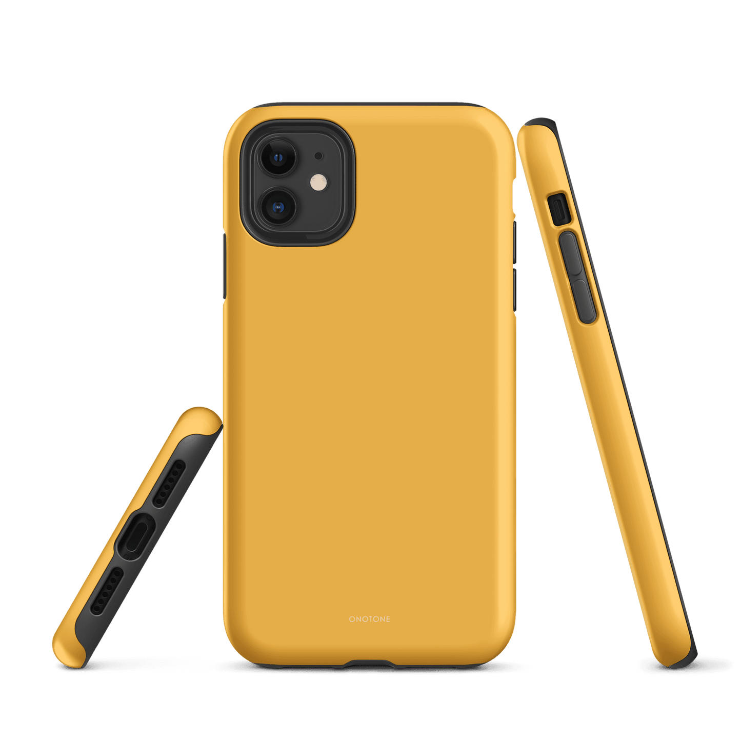 Dual Layer yellow iPhone® Case - Pantone® 136