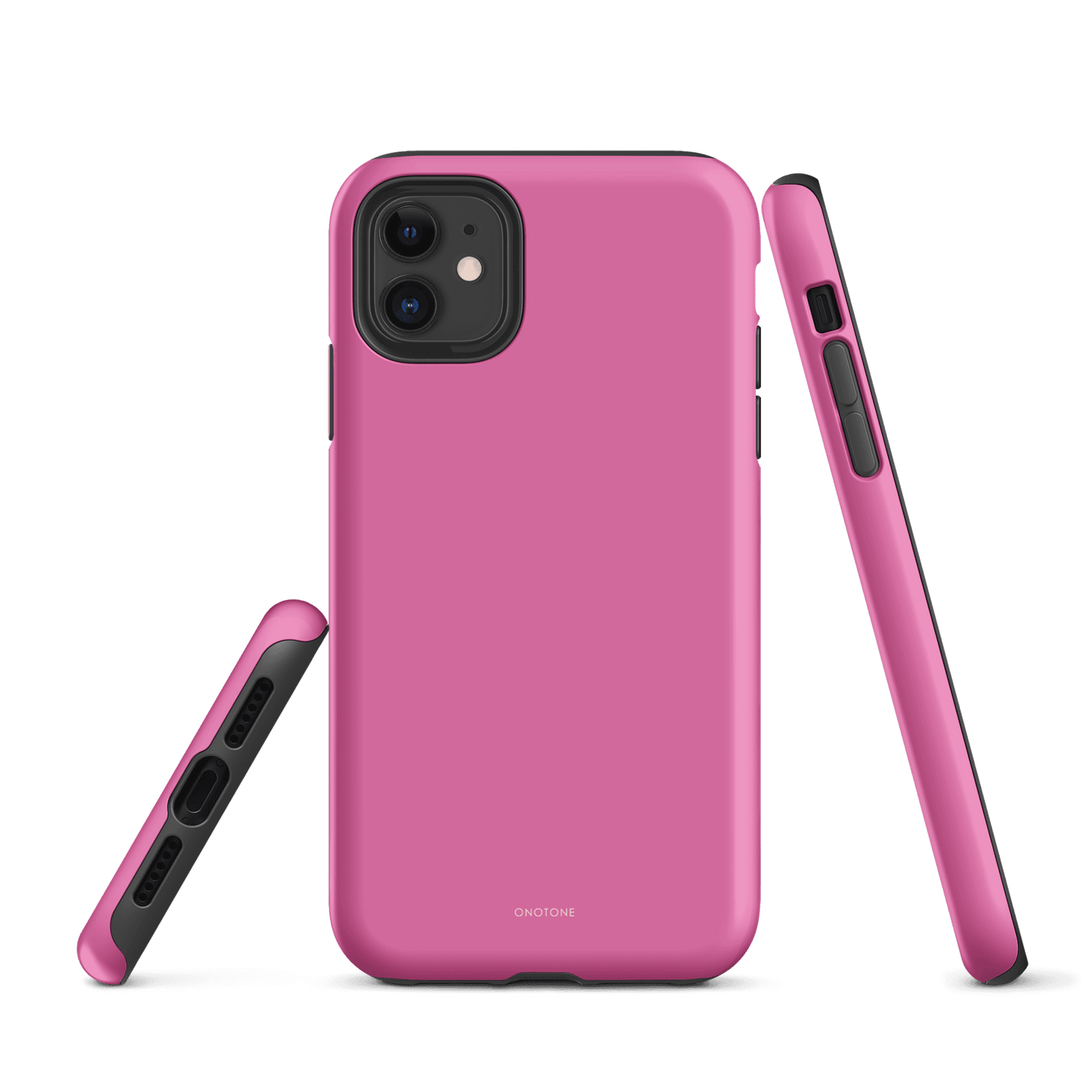 Solid Color pink iPhone® Case - Pantone® 218