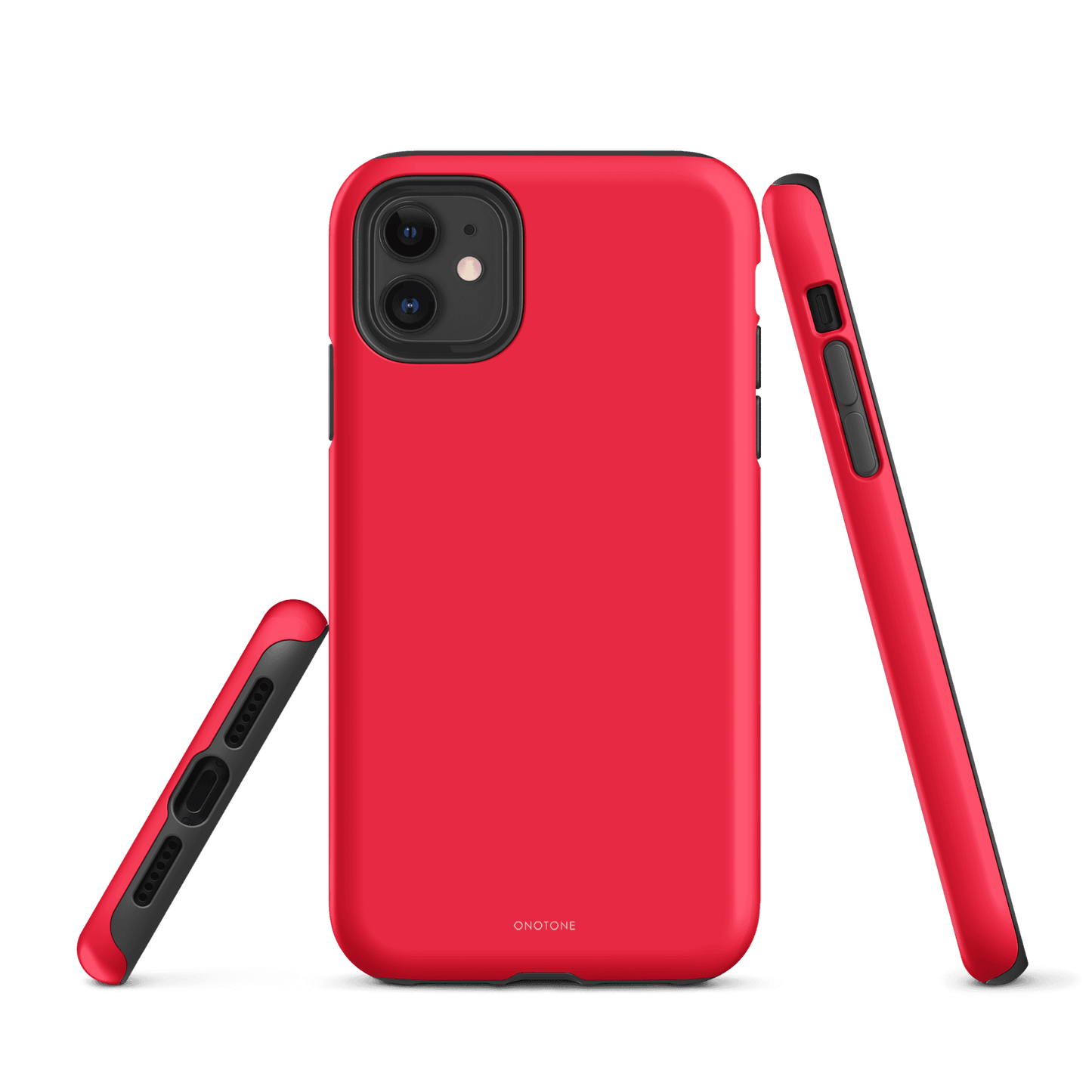 Neon Red iPhone Case