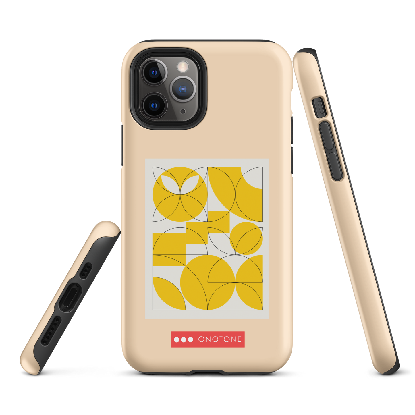 Dual Layer Bauhaus modern iPhone® Case