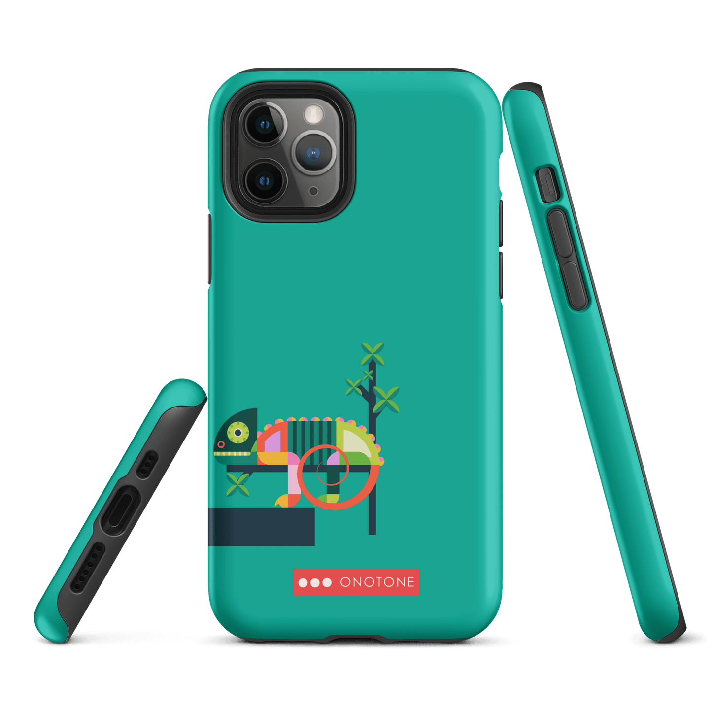 Dual Layer green modern iPhone® Case ( MD-2569)