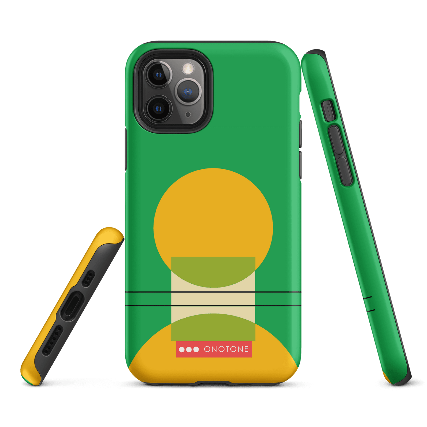 Dual Layer green modern iPhone® Case ( MD-2065)