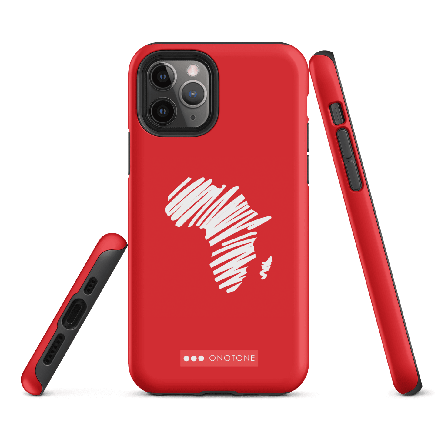 Dual Layer Africa modern red iPhone® Case ( MD-1393)