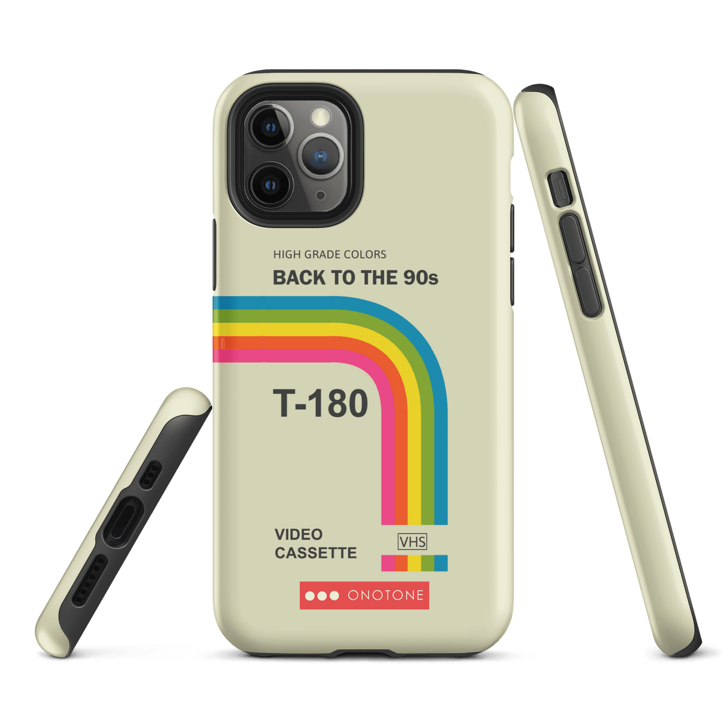 Dual Layer back to 90s VHS modern iPhone® Case ( MD-1281)