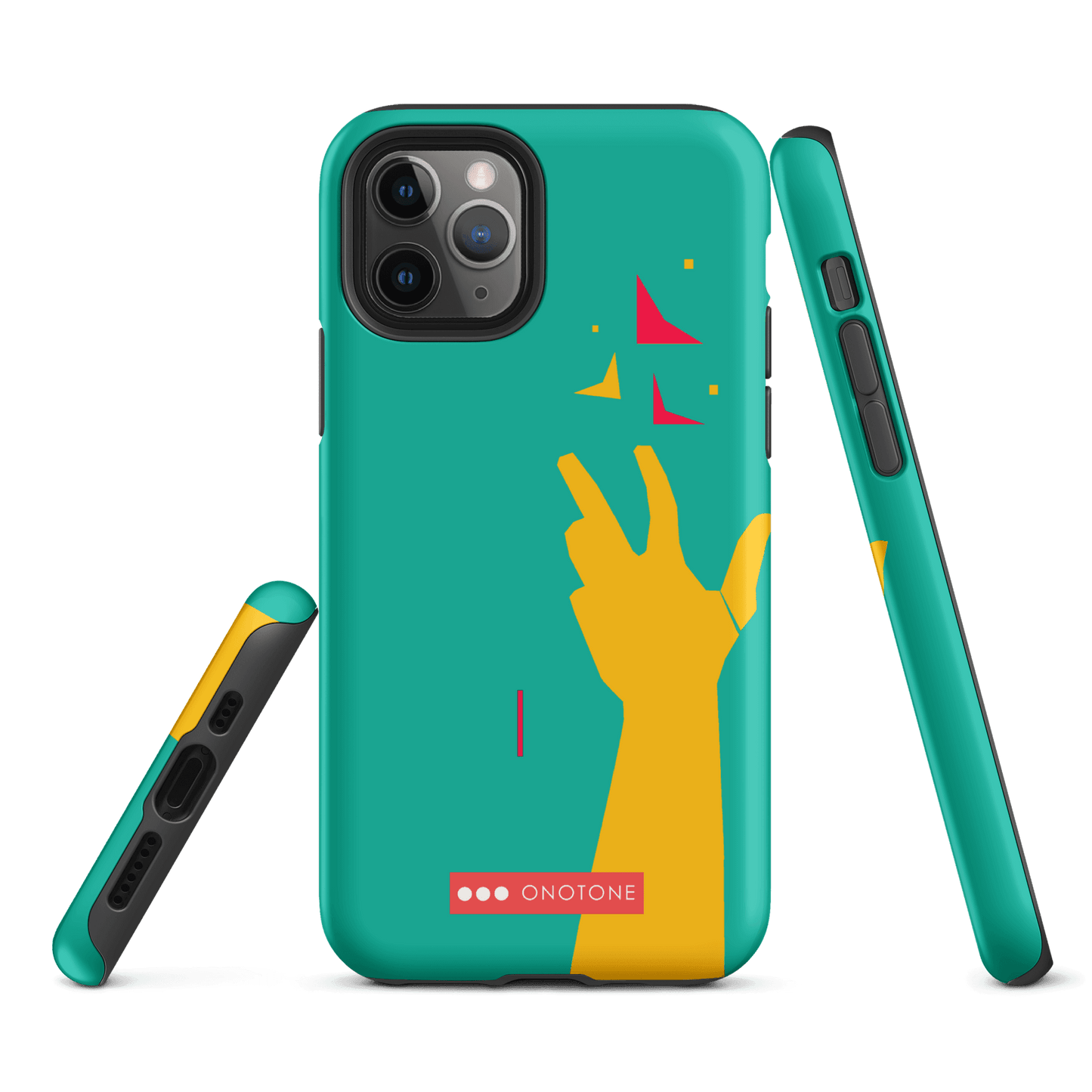 Dual Layer green modern iPhone® Case ( MD-1113)