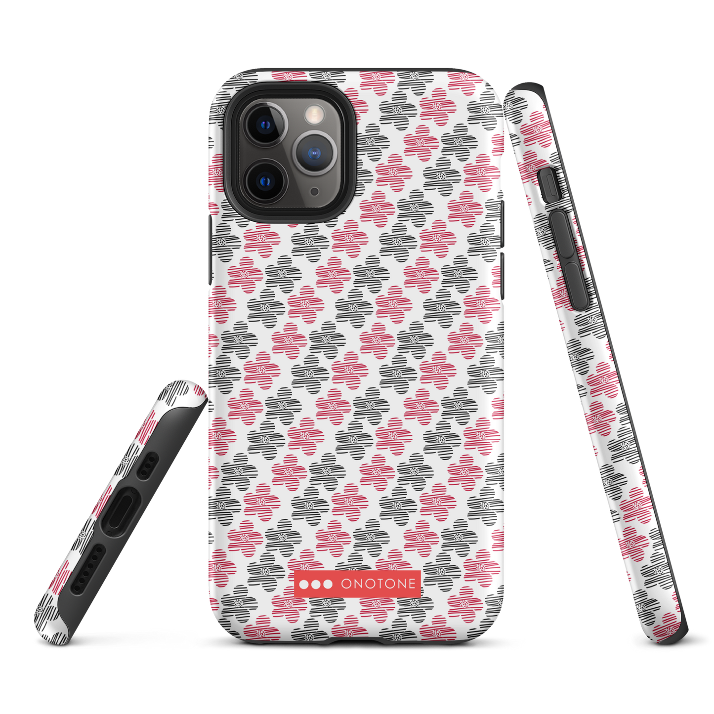 Japanese design indigo iPhone® Case with sakura