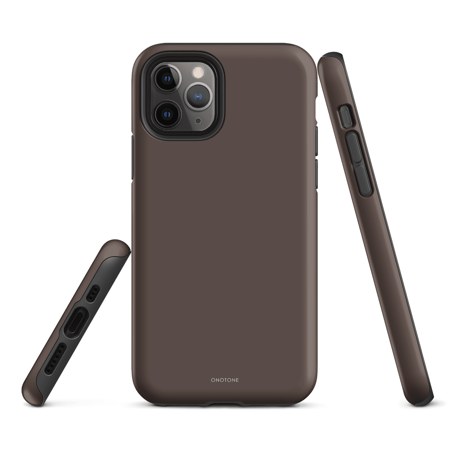 TAUPE MINIMALIST IPHONE® CASE - PANTONE® CHOCOLATE MARTINI