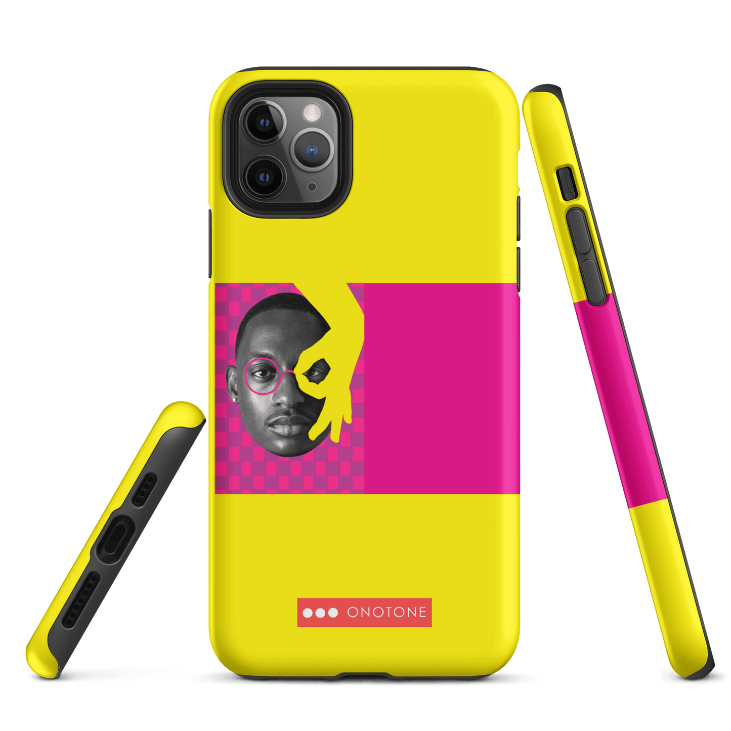 Dual Layer yellow modern iPhone® Case ( MD-3913)