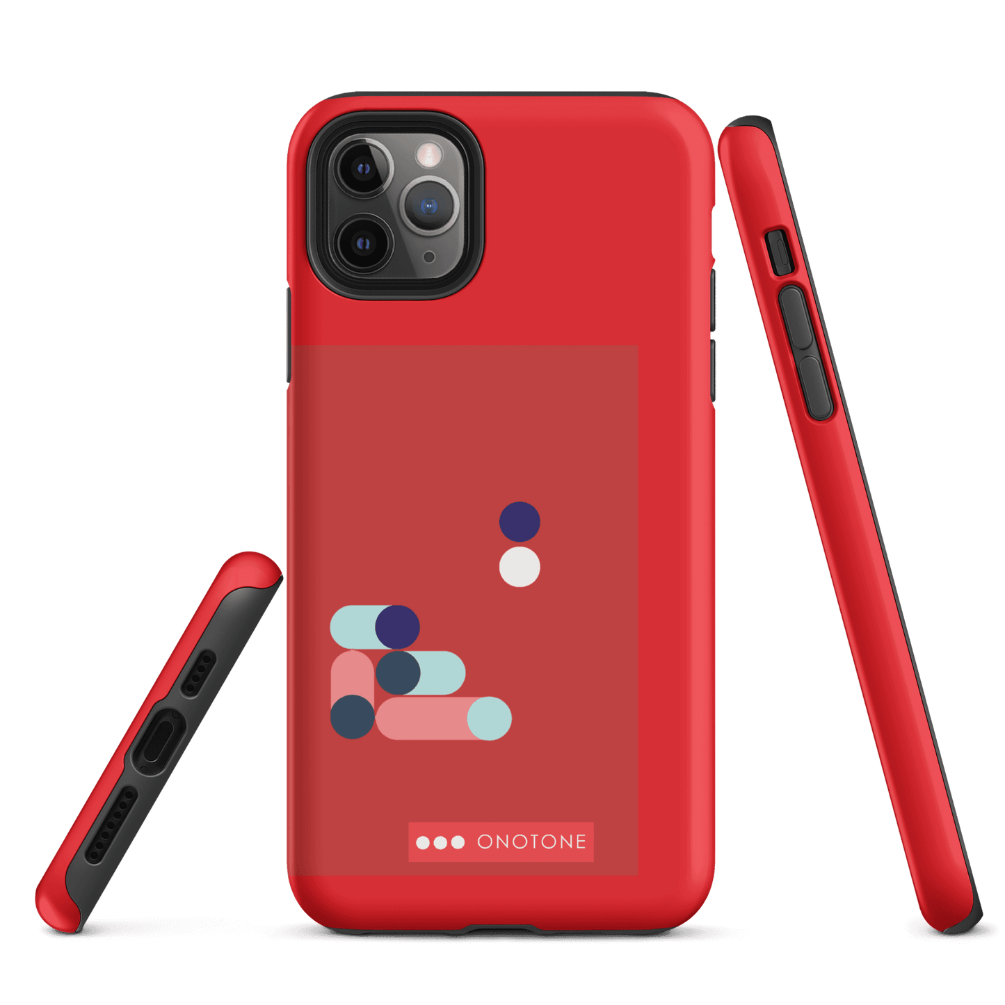 Dual Layer red modern iPhone® Case ( MD-3409)