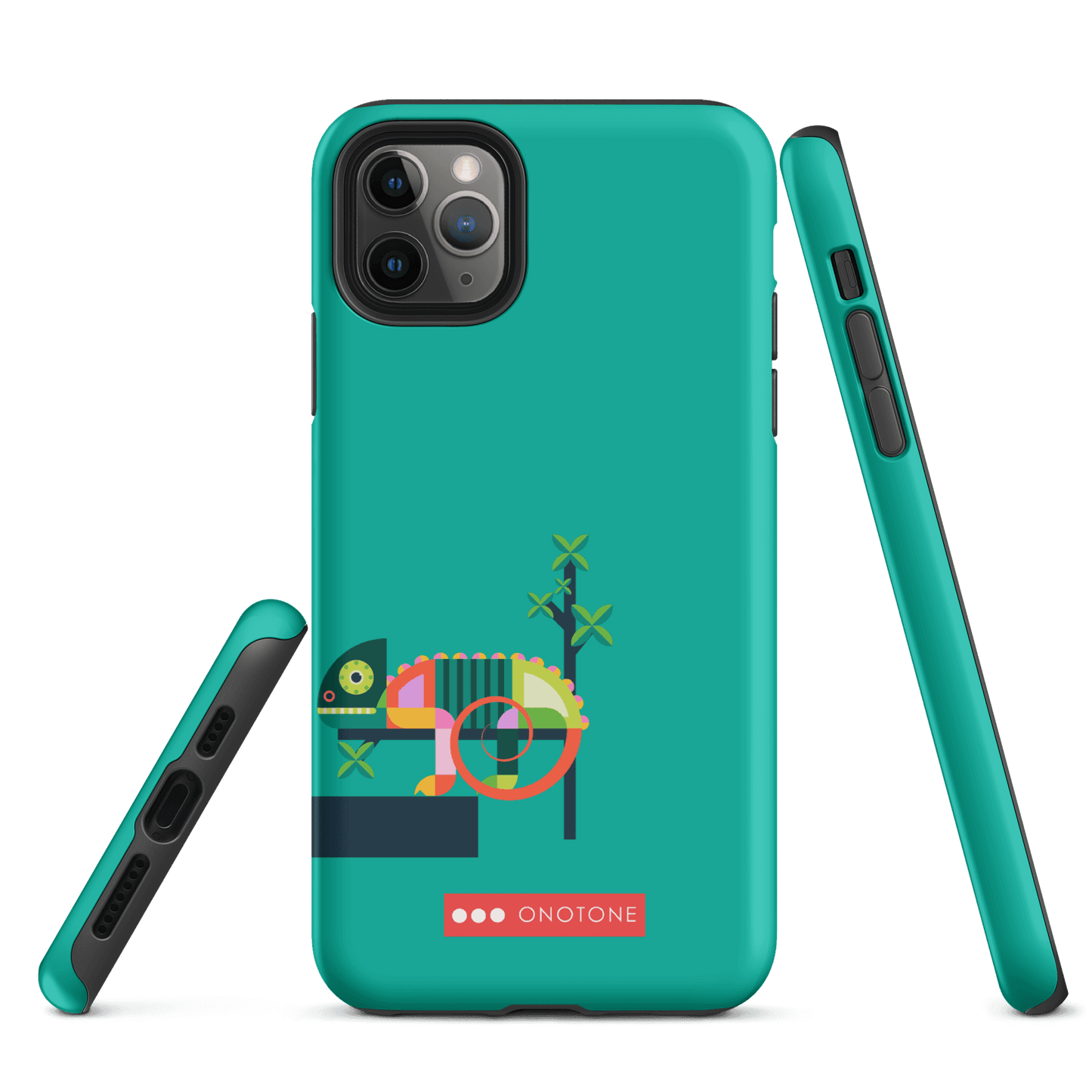 Dual Layer green modern iPhone® Case ( MD-2569)