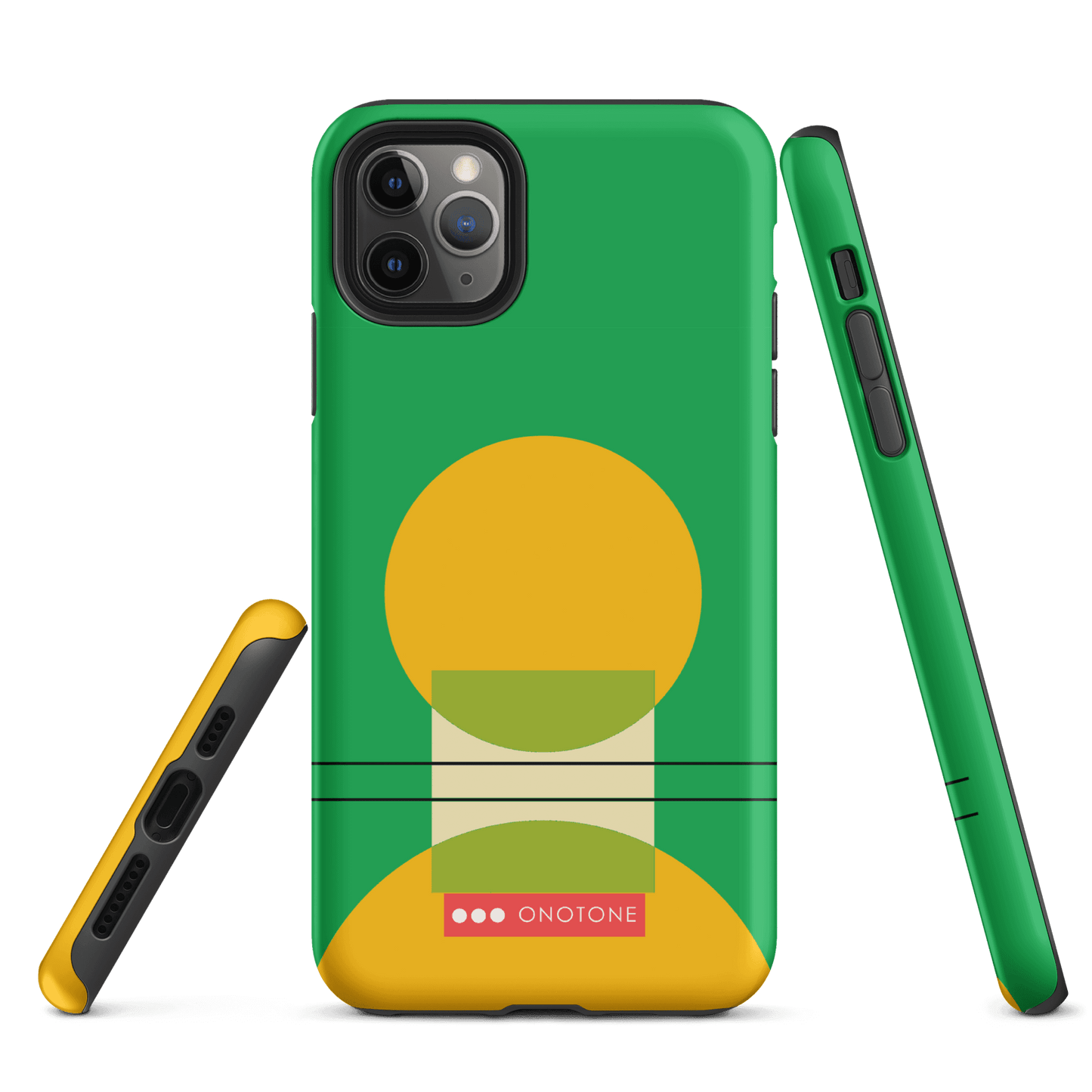 Dual Layer green modern iPhone® Case ( MD-2065)
