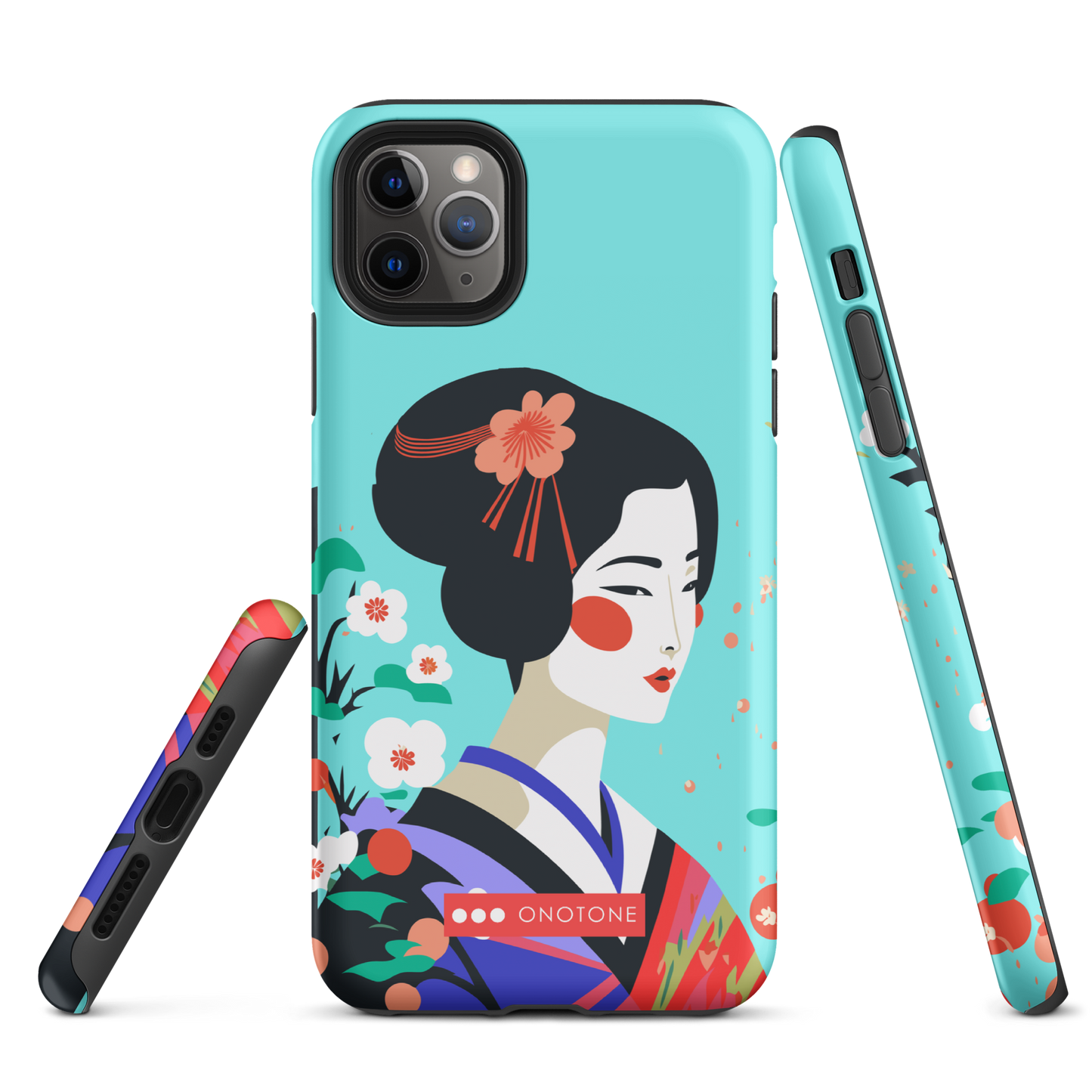 Dual Layer geisha modern iPhone® Case