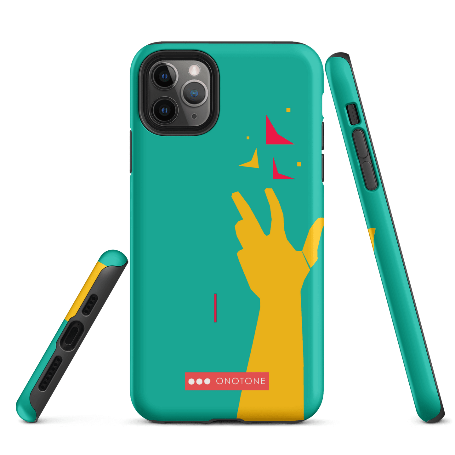 Dual Layer green modern iPhone® Case ( MD-1113)