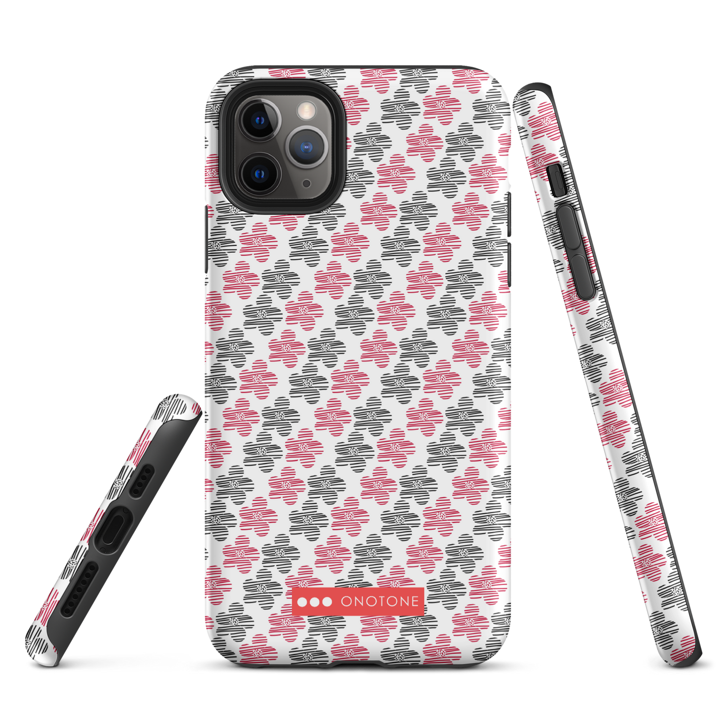 Japanese design indigo iPhone® Case with sakura