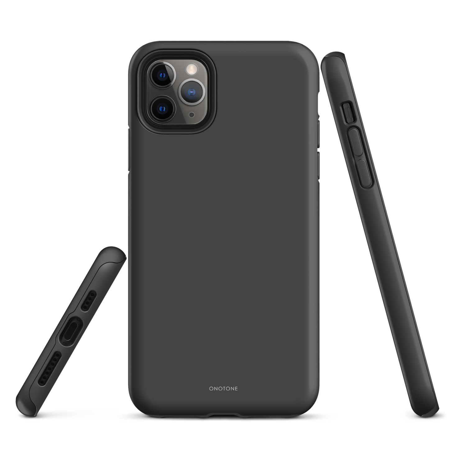 GRAY MINIMALIST IPHONE® CASE - PANTONE® 447