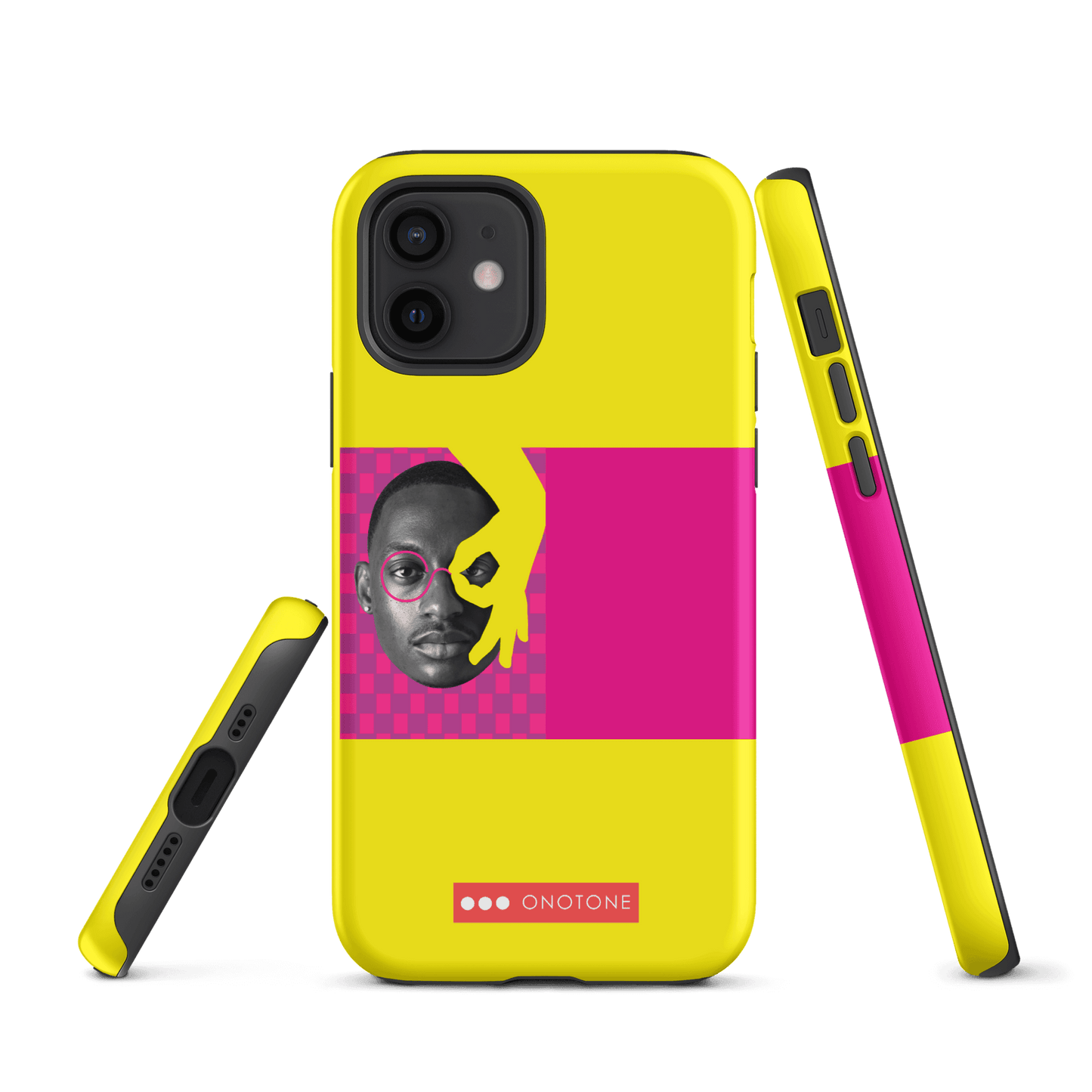 Dual Layer yellow modern iPhone® Case ( MD-3913)