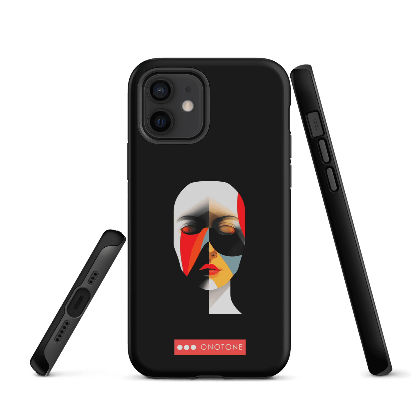 Dual Layer black modern iPhone® Case ( MD-2905)