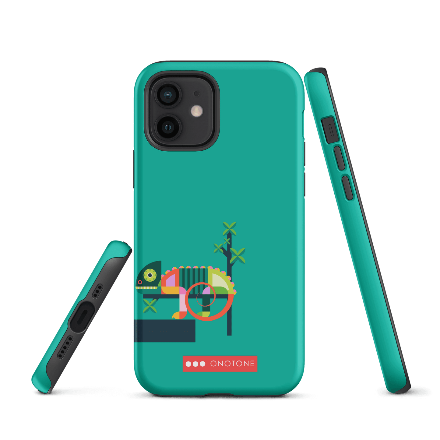 Dual Layer green modern iPhone® Case ( MD-2569)
