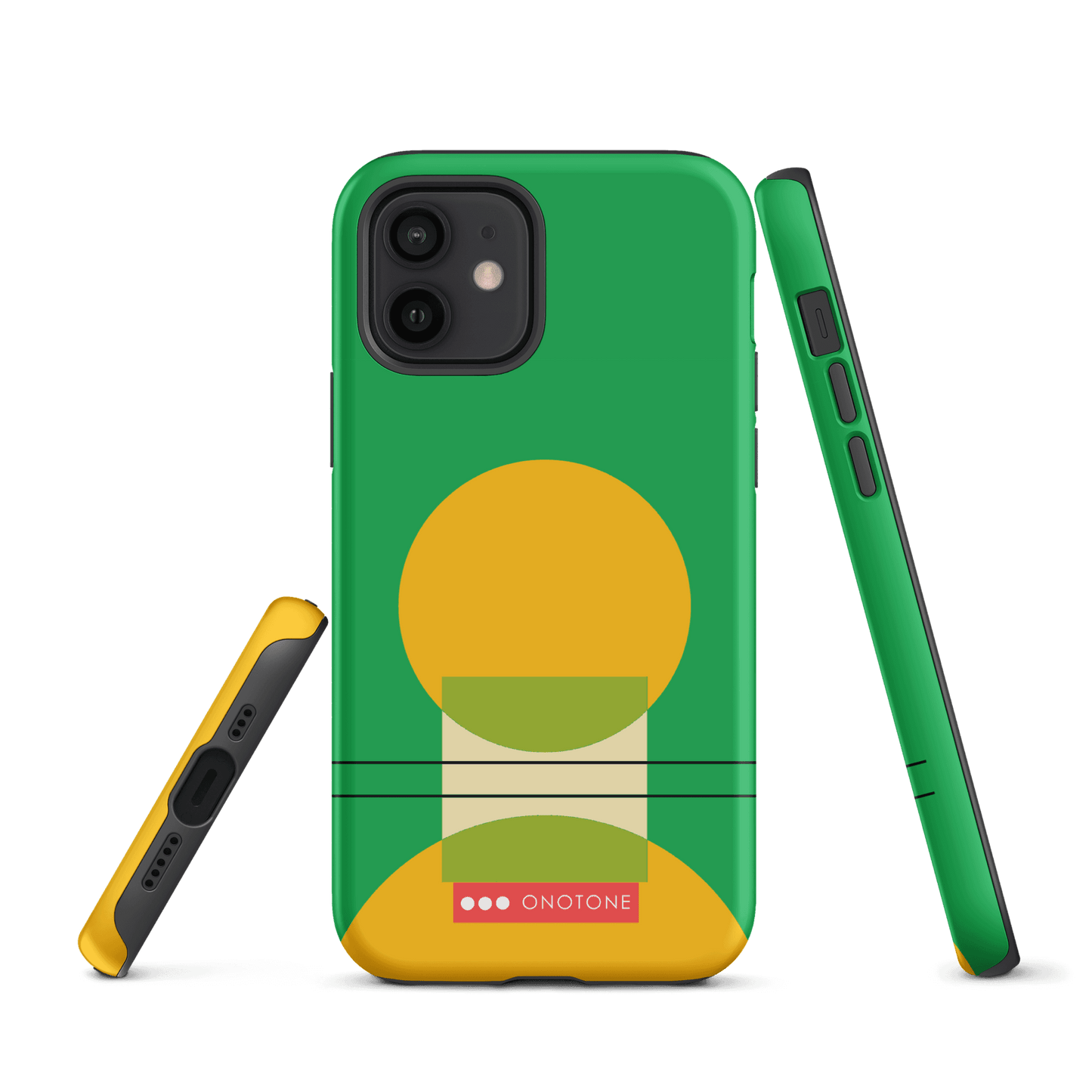 Dual Layer green modern iPhone® Case ( MD-2065)